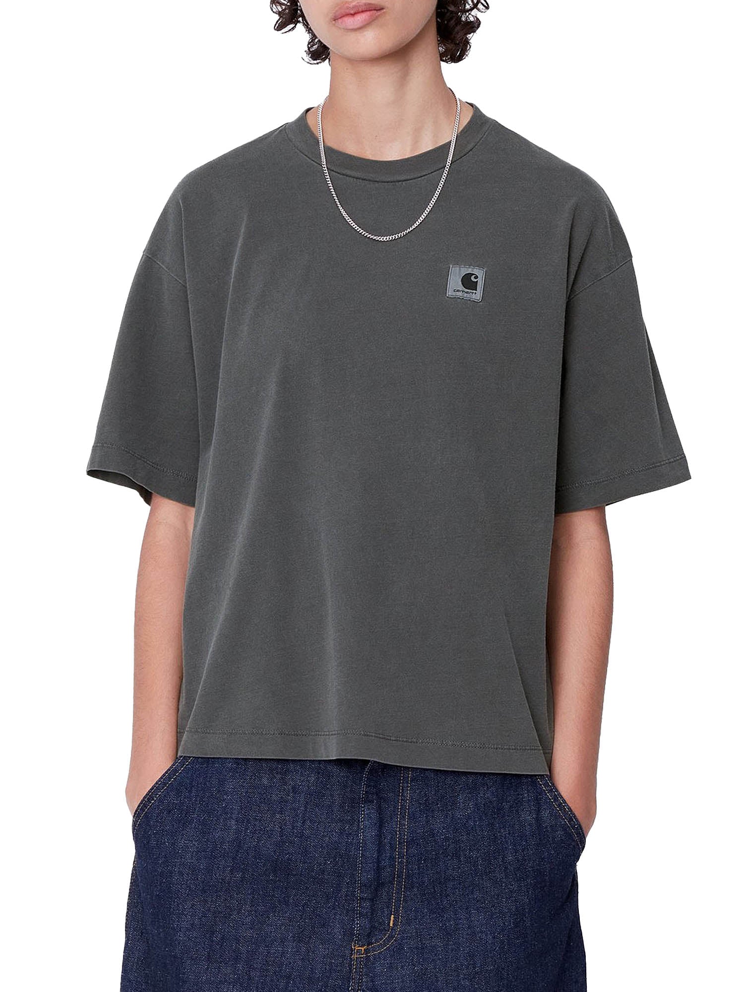 Carhartt Wip W' S/S Nelson T-Shirt Grigio