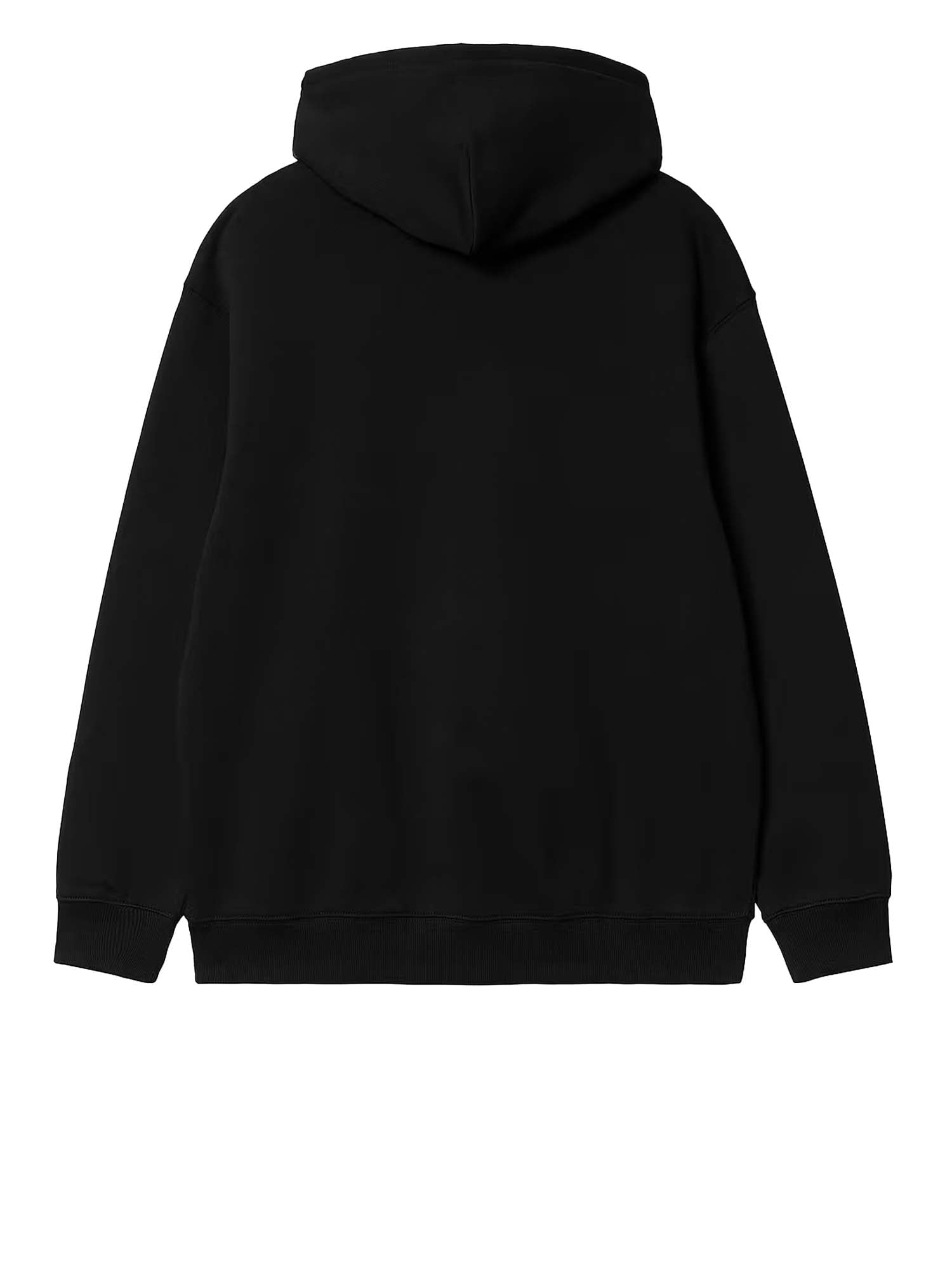 Carhartt Wip W' Hooded Carhartt Sweatshirt Nero