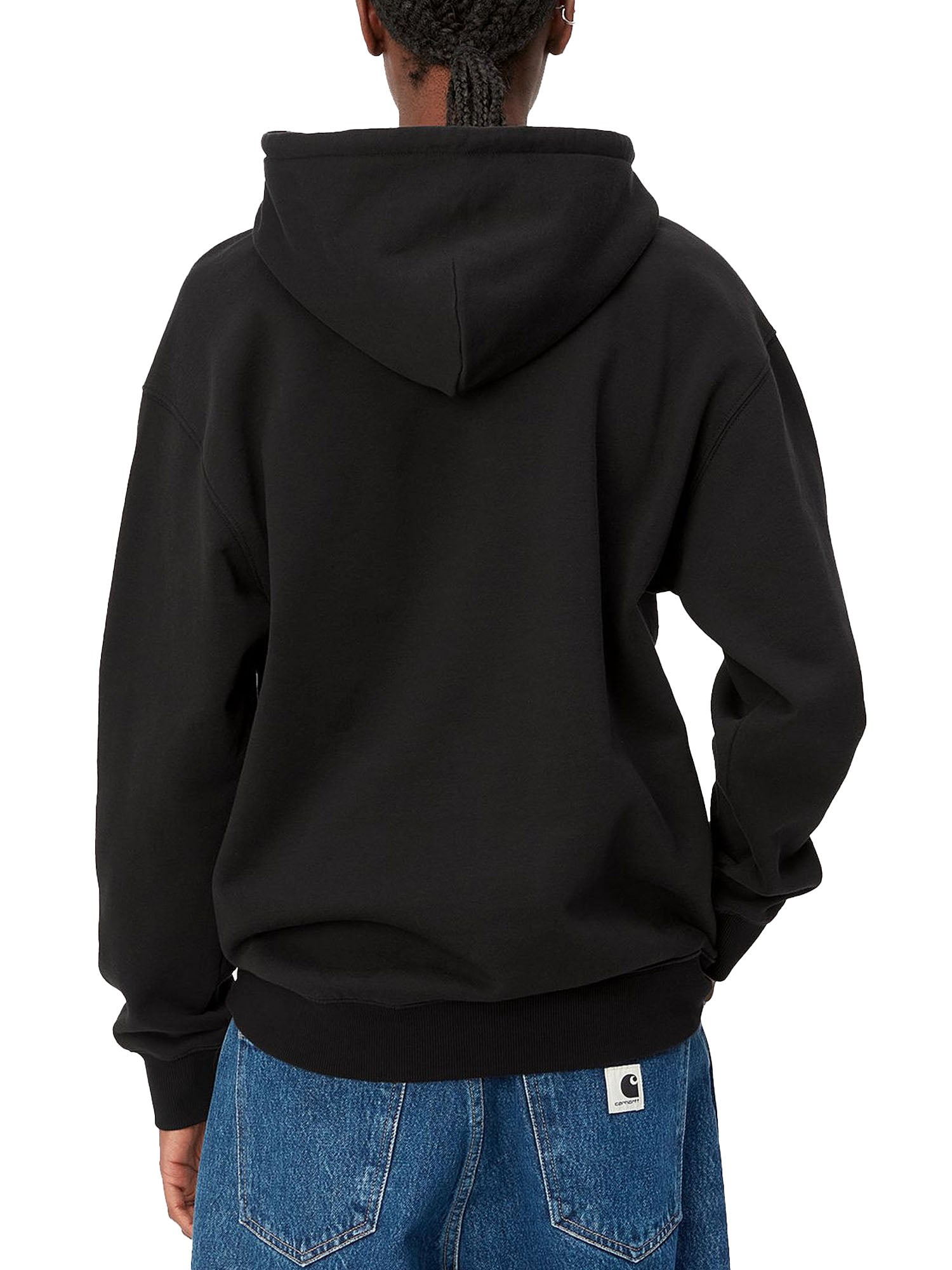 Carhartt Wip W' Hooded Carhartt Sweatshirt Nero