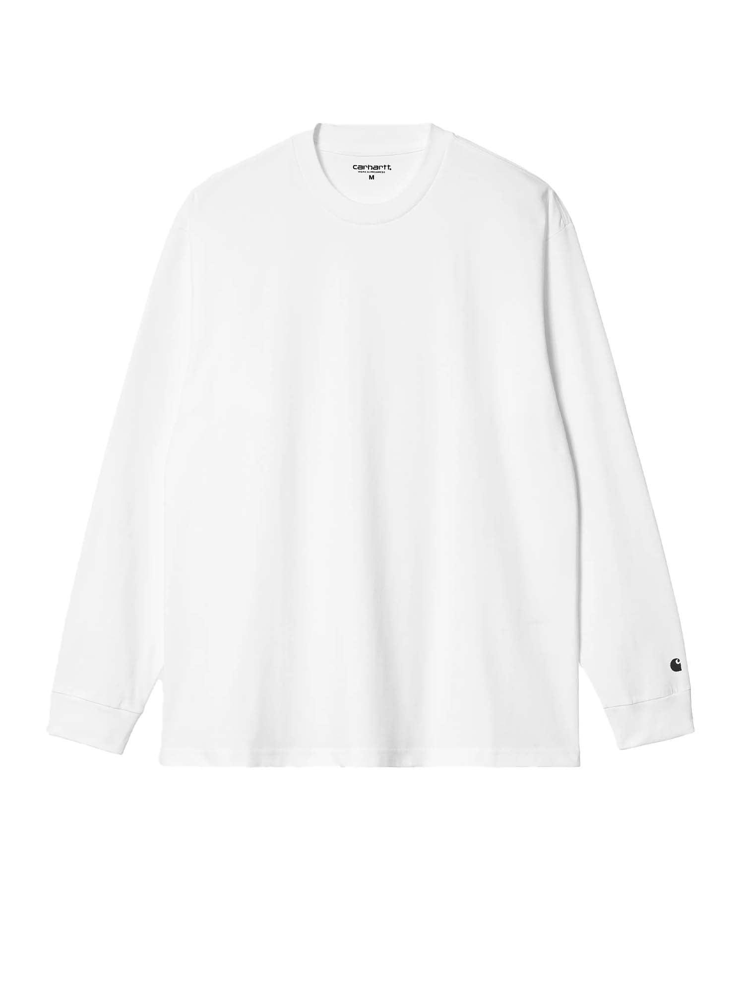 Carhartt Wip L/S Base T-Shirt Bianco