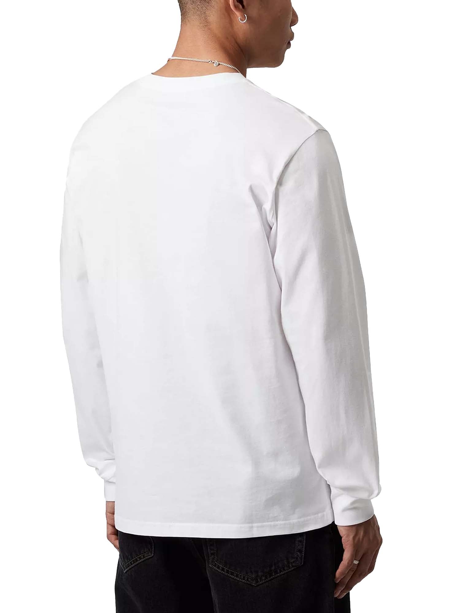Carhartt Wip L/S Base T-Shirt Bianco