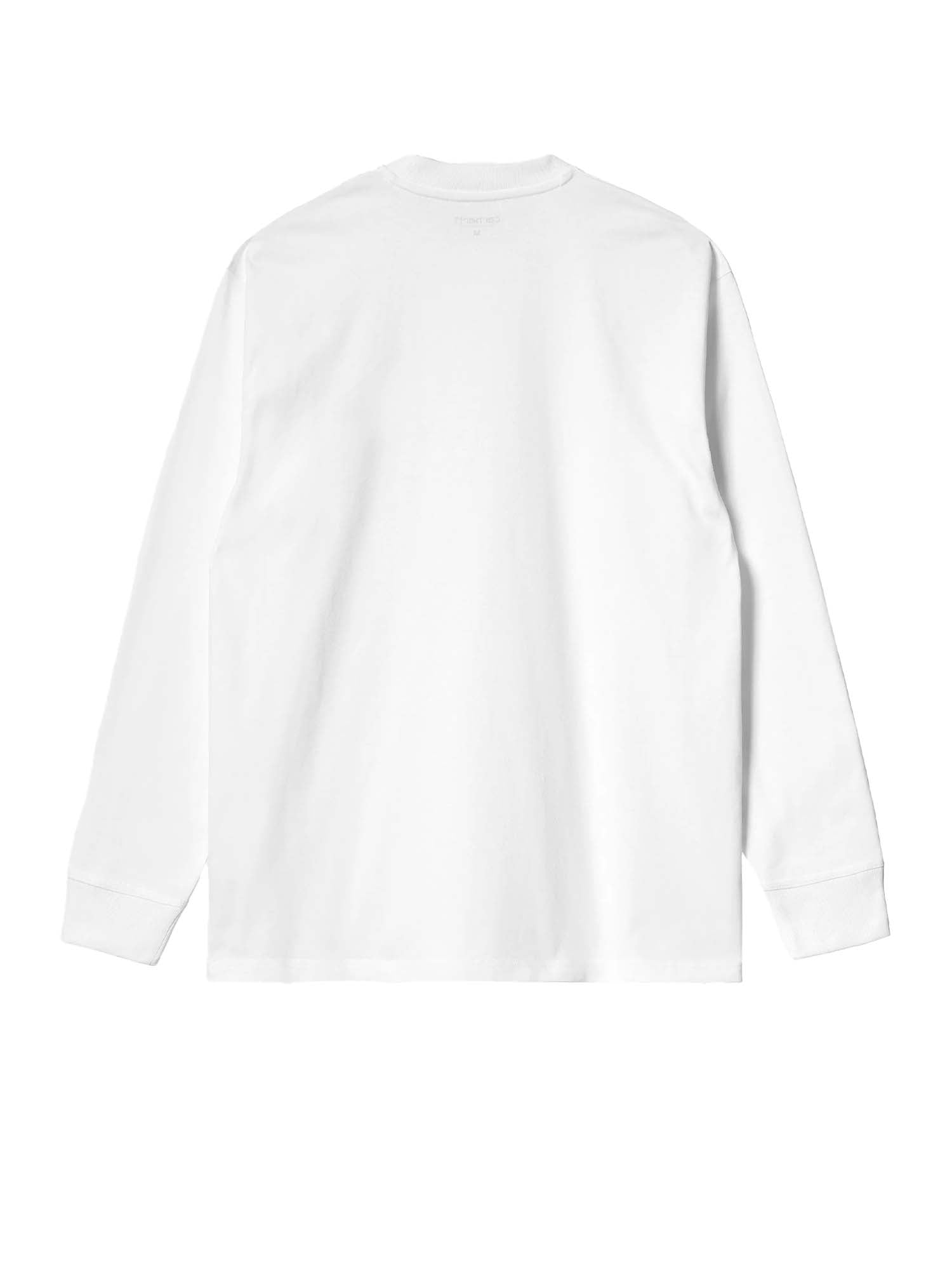 Carhartt Wip L/S Base T-Shirt Bianco