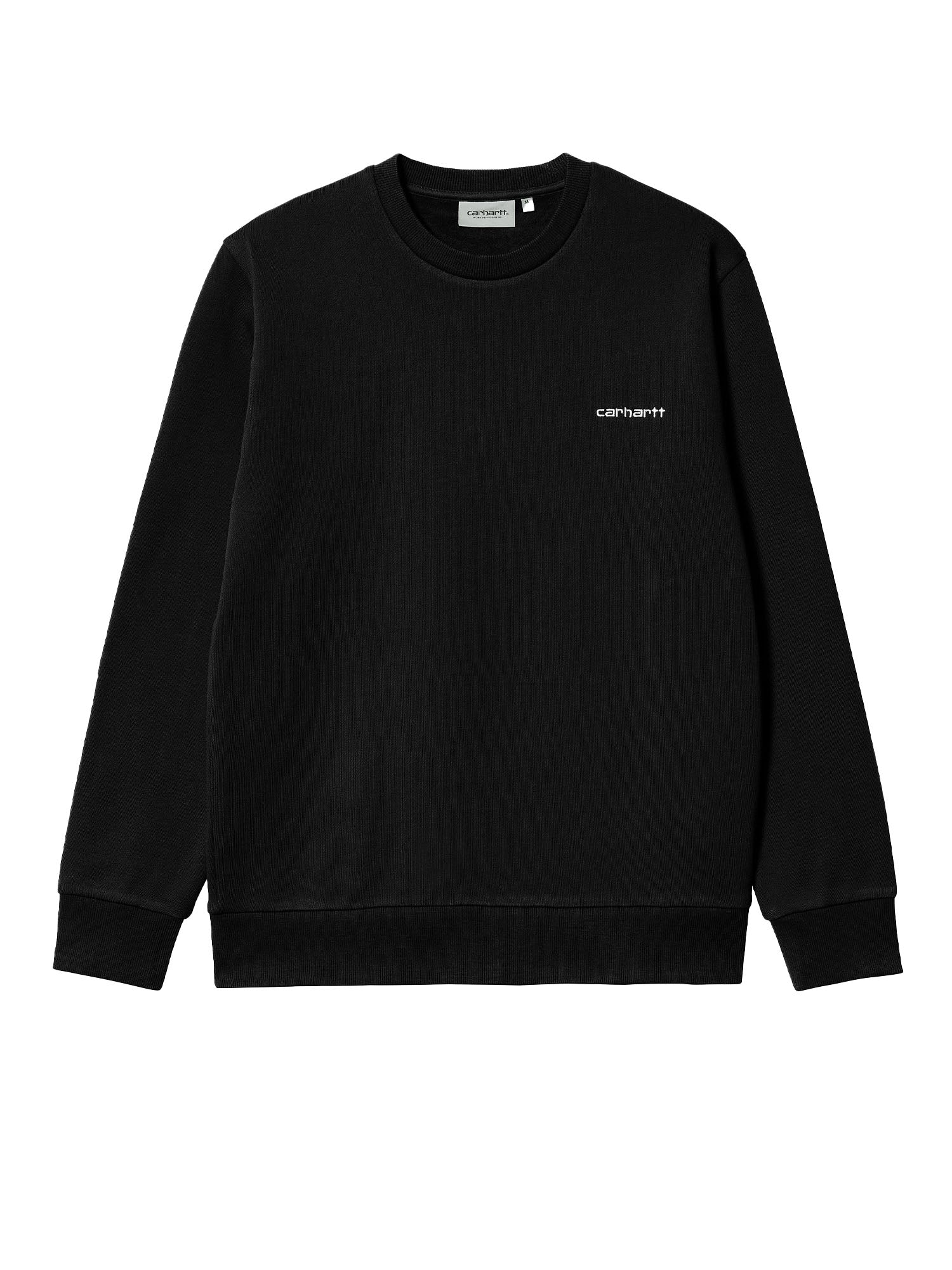 Carhartt Wip Script Embroidery Sweat Nero