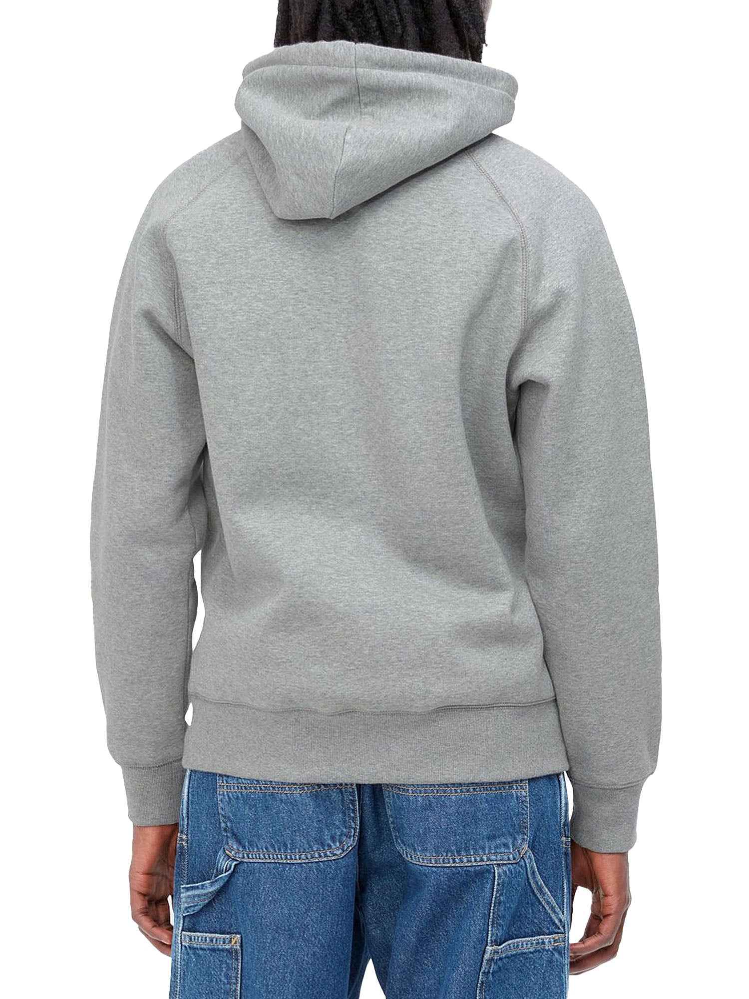 Carhartt Wip Hooded Chase Sweatshirt Grigio