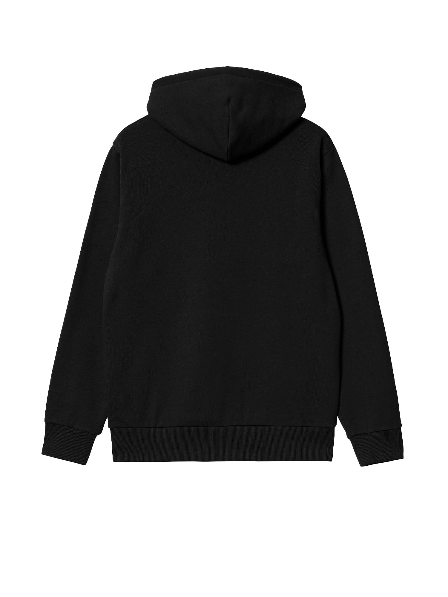 Carhartt Wip Hooded Script Embroidery Sweat Nero