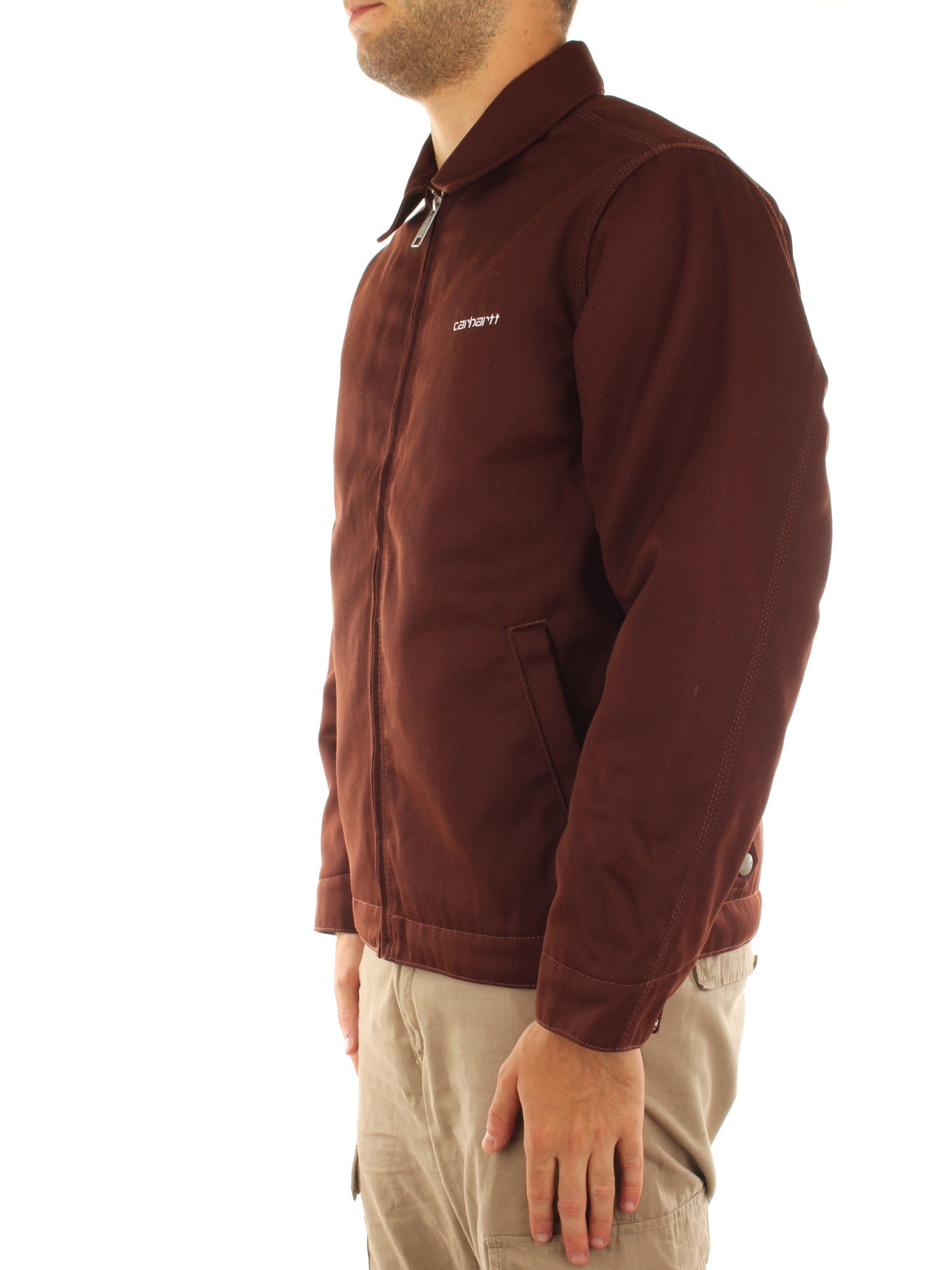 Carhartt Wip Module Script Jacket Marrone