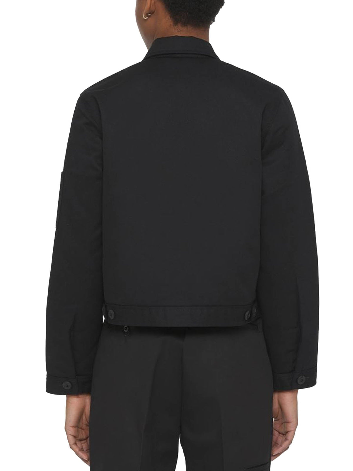 Dickies Giacca Foderata Eisenhower Corta In Vita da donna Nero