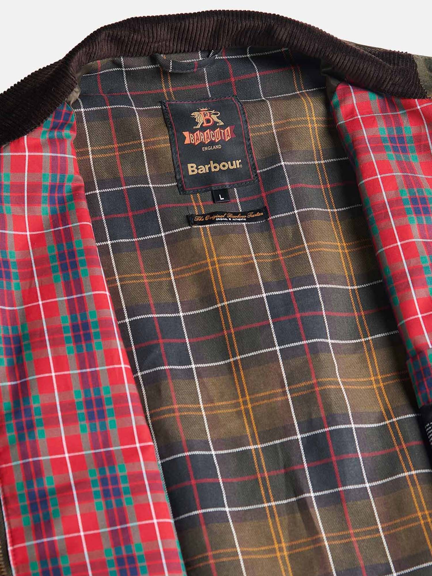 Baracuta Giacca cerata Porton Barbour x Baracuta Verde