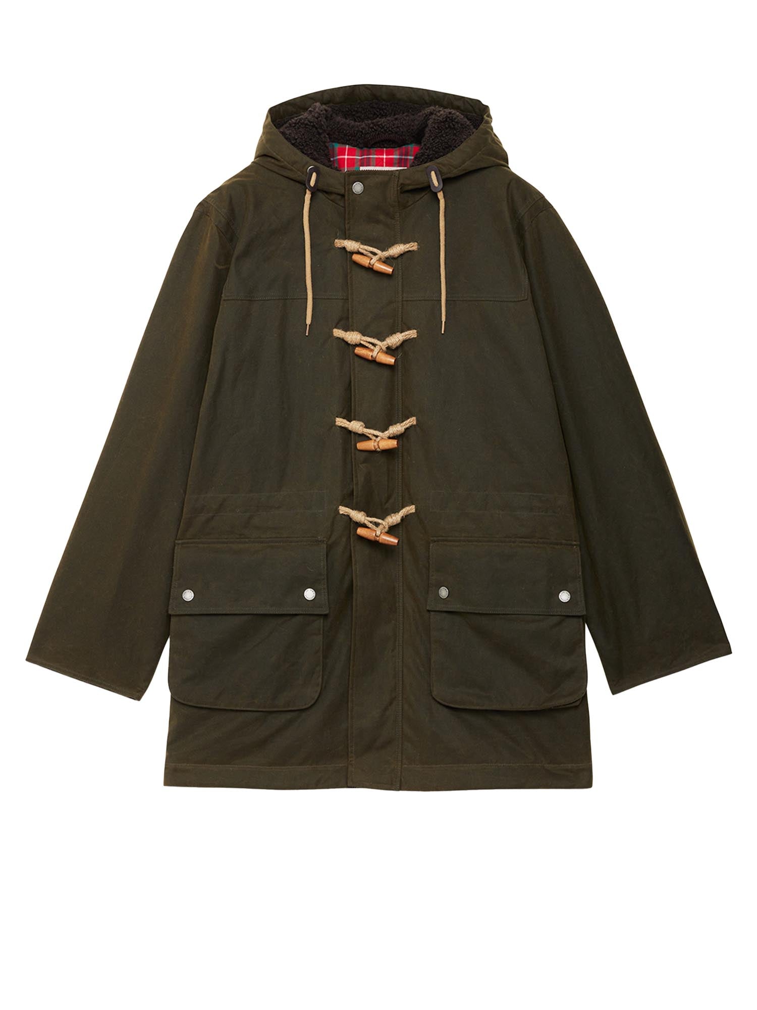 Baracuta Giacca cerata Duffle Coat Verde