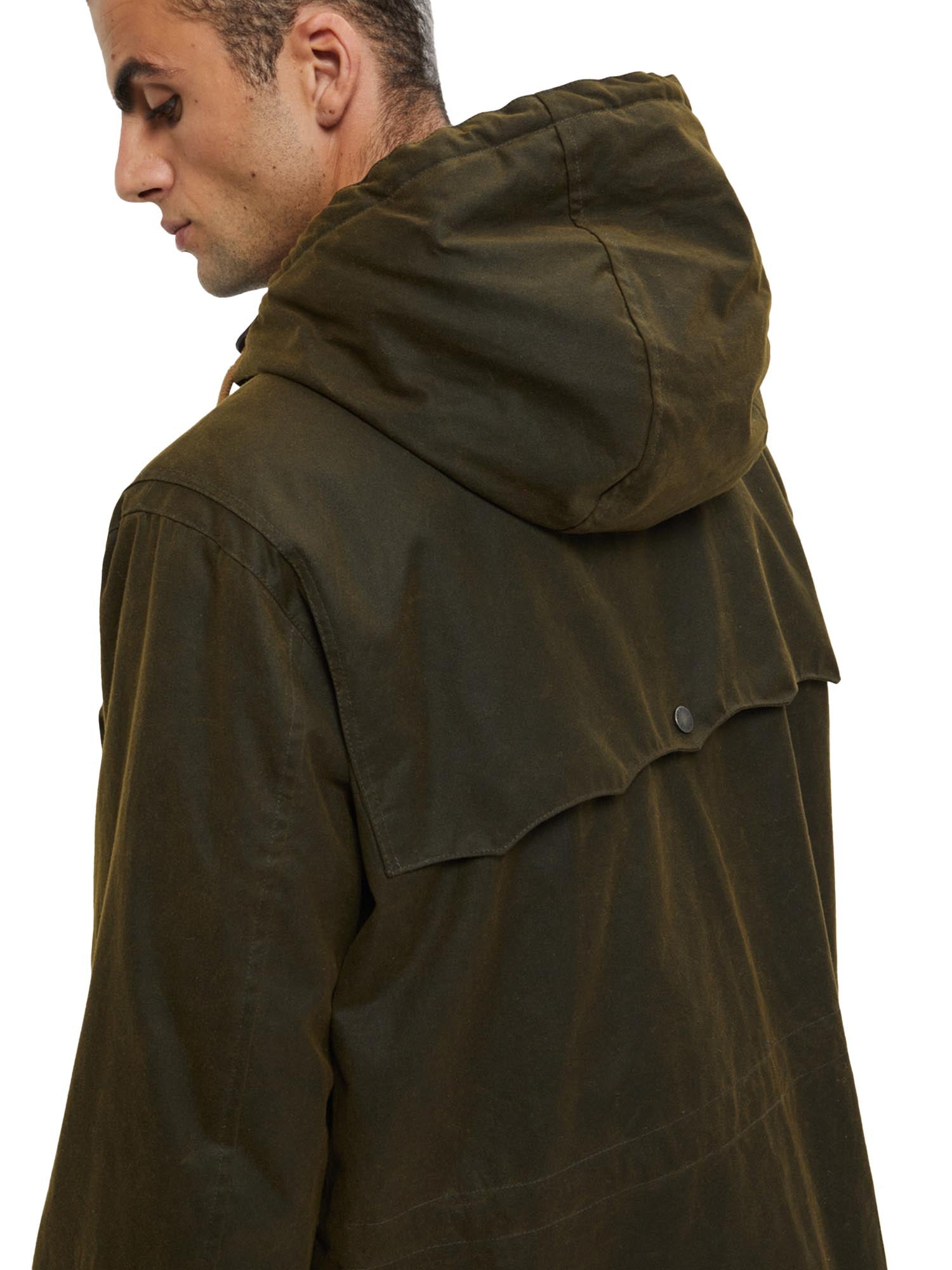 Baracuta Giacca cerata Duffle Coat Verde