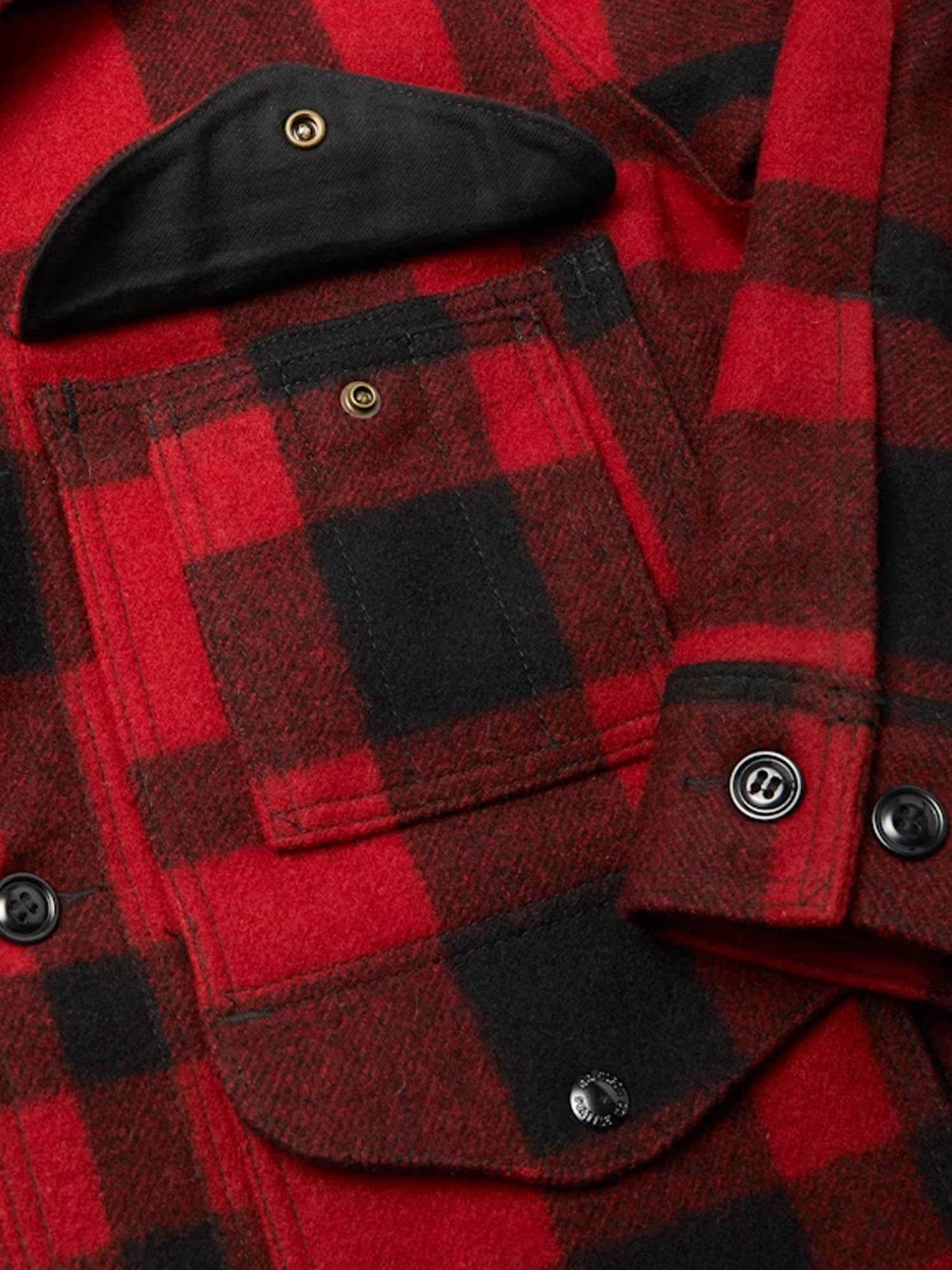 Filson Giacca Mackinaw Cruiser Rosso