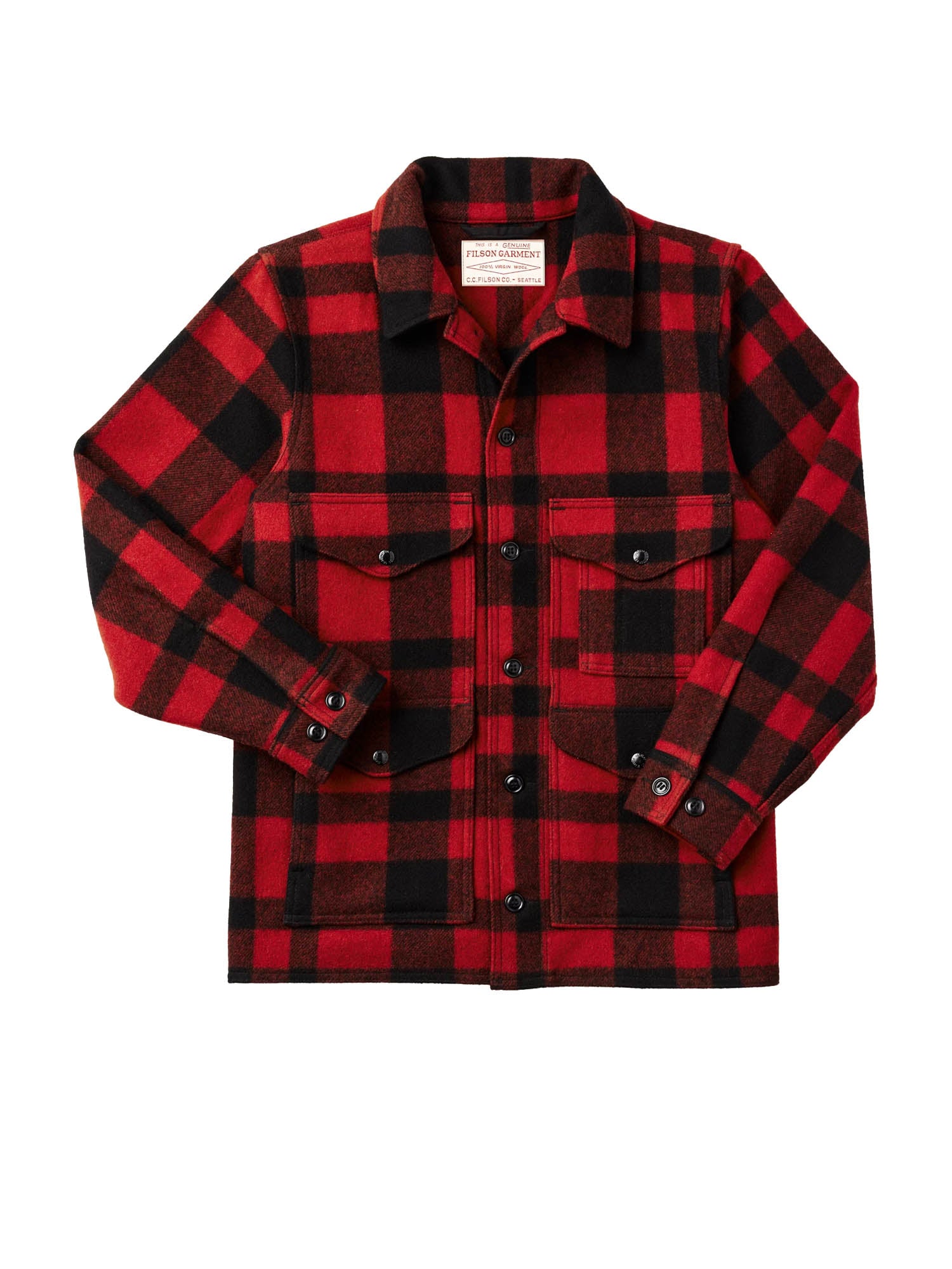 Filson Giacca Mackinaw Cruiser Rosso