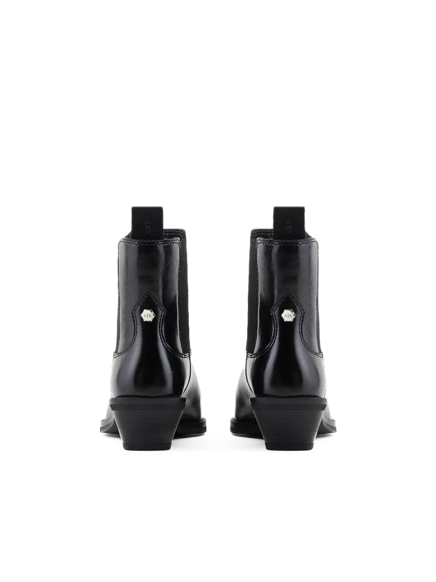 Armani Exchange Stivali AX Ank Ct Rock Action Nero