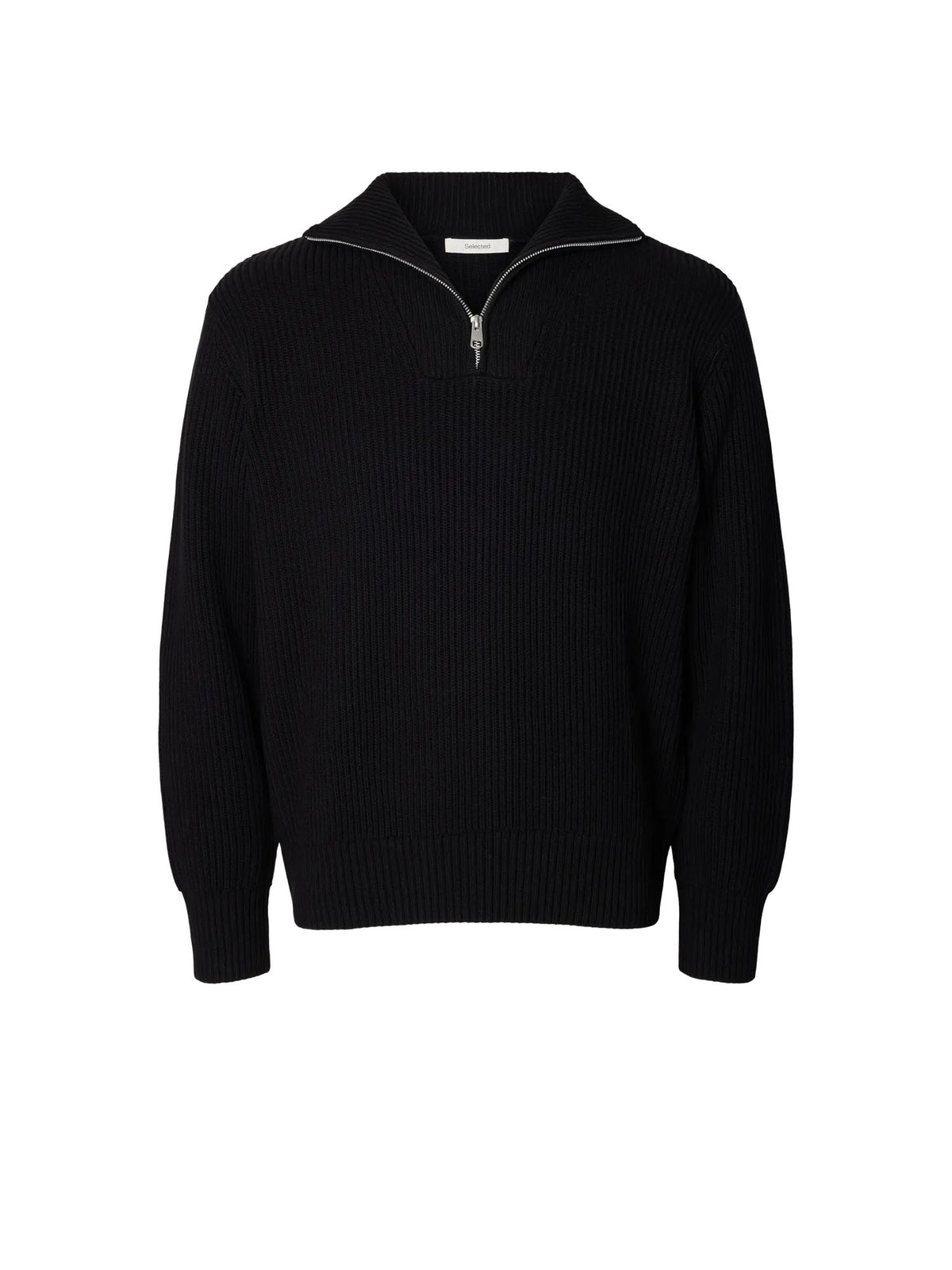 Selected Maglia SLMDRY Half Zip Nero