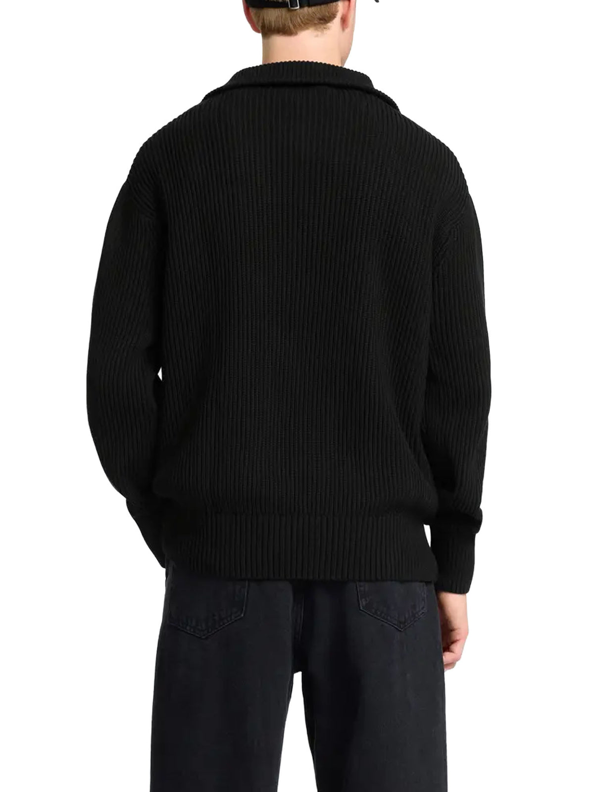 Selected Maglia SLMDRY Half Zip Nero