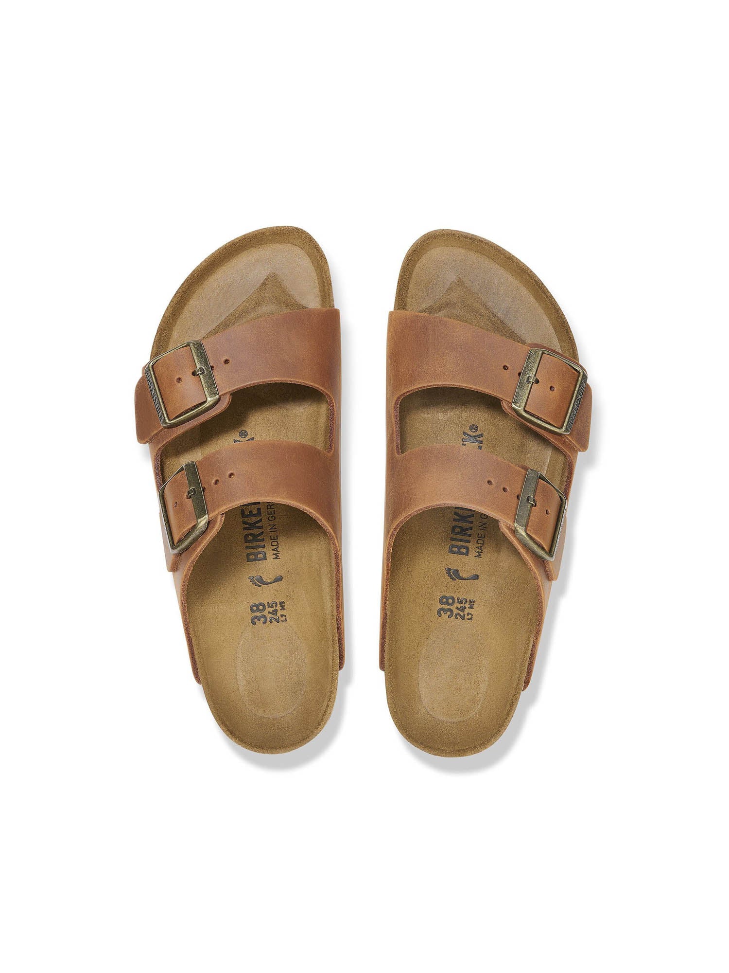 Birkenstock Arizona (Pelle oliata) Marrone