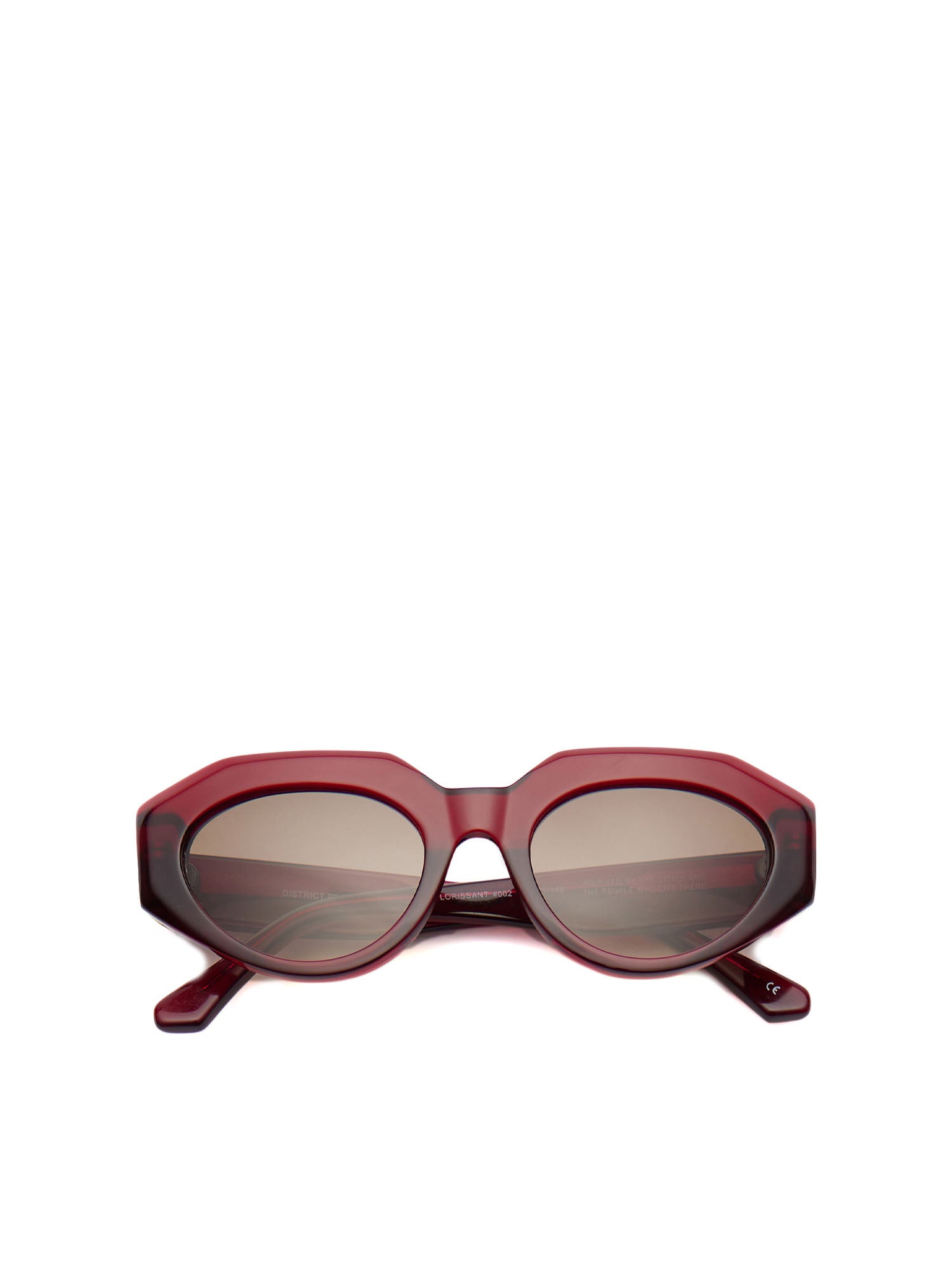 District People Florissant 002 Occhiali Da Sole Rosso