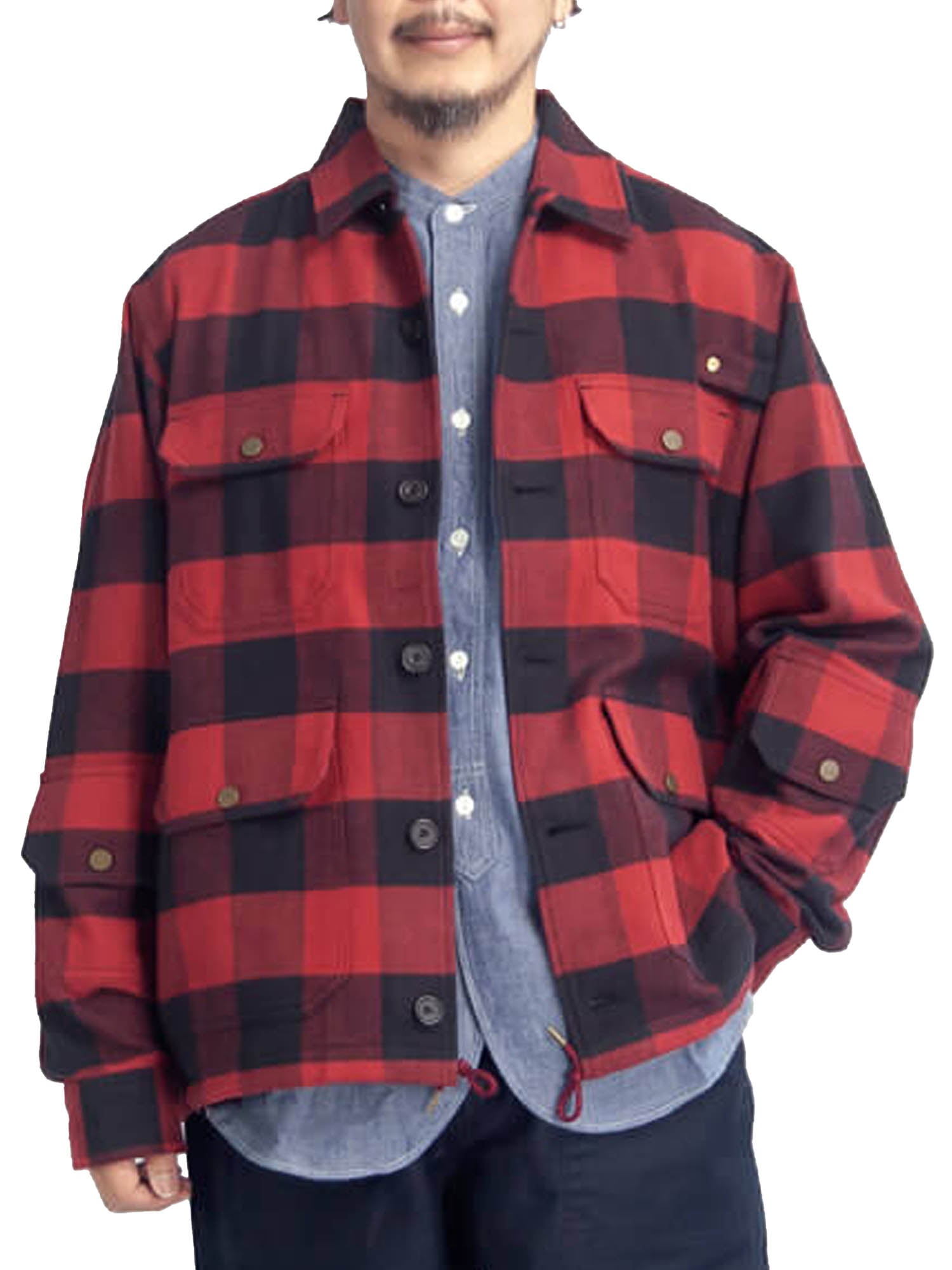 Men's Coach Buffalo Check Fishing Jacket