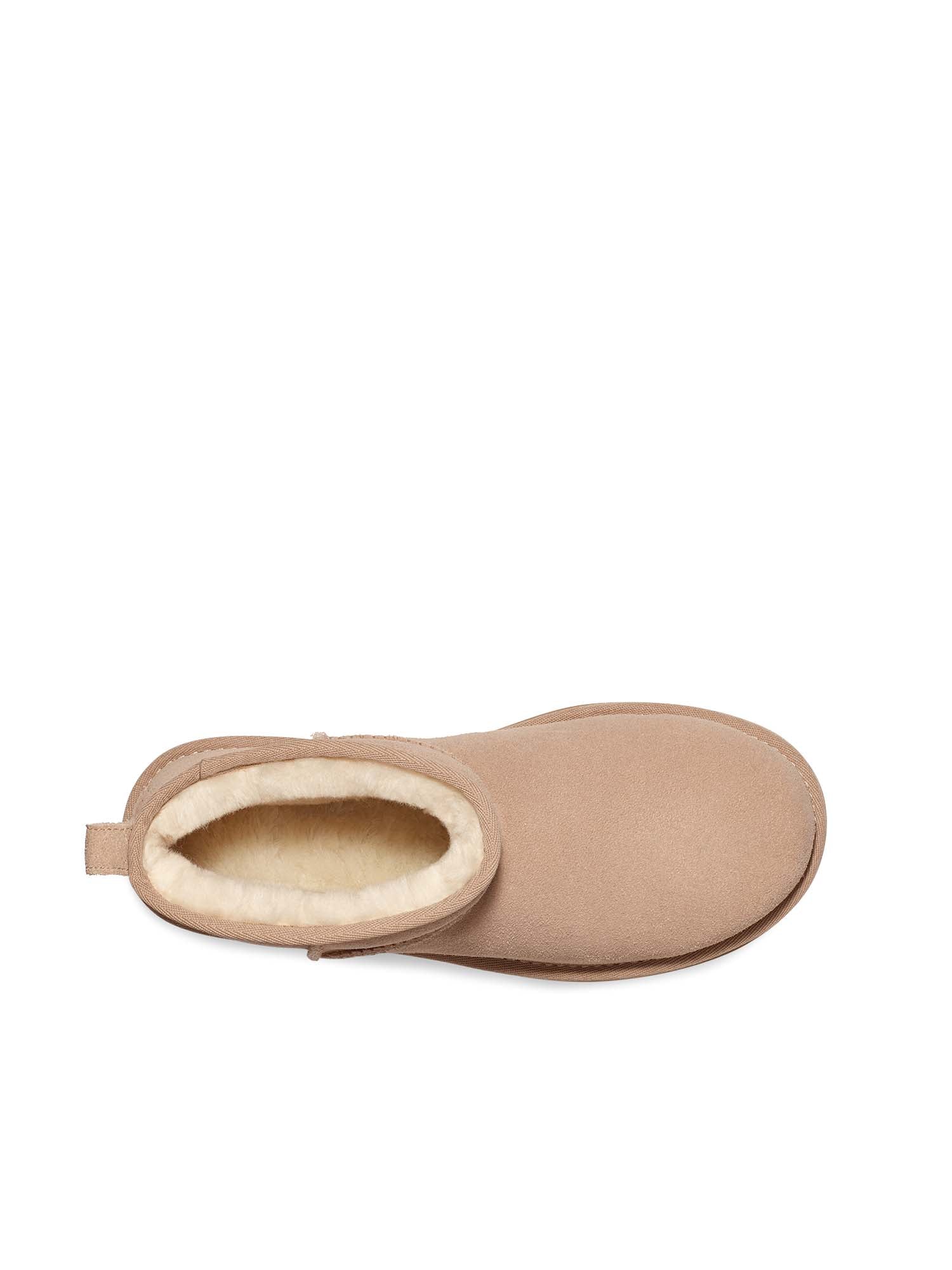 Ugg Stivali Classic Ultra Mini con plateau Beige