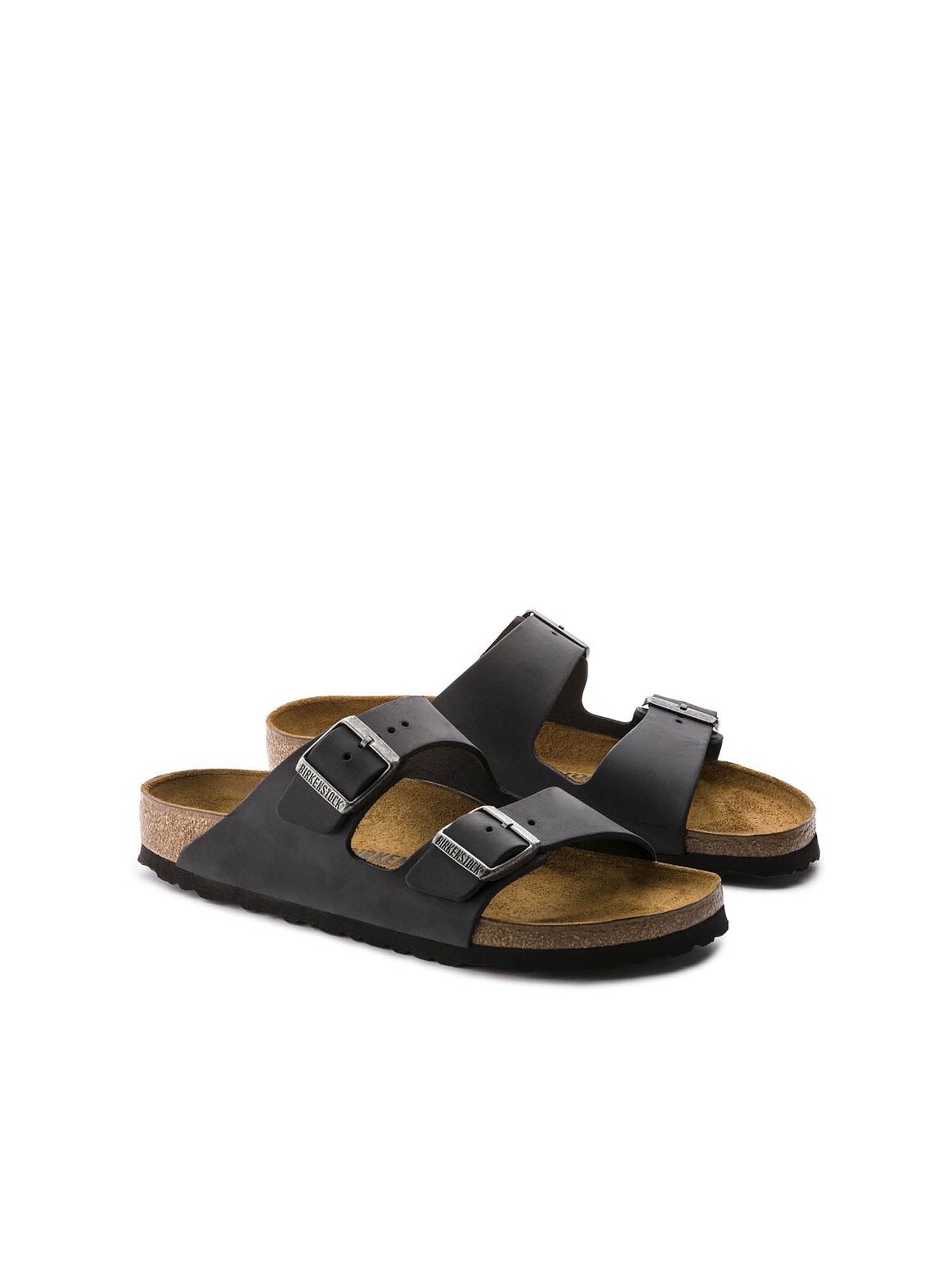 Birkenstock Arizona (Pelle oliata) Nero