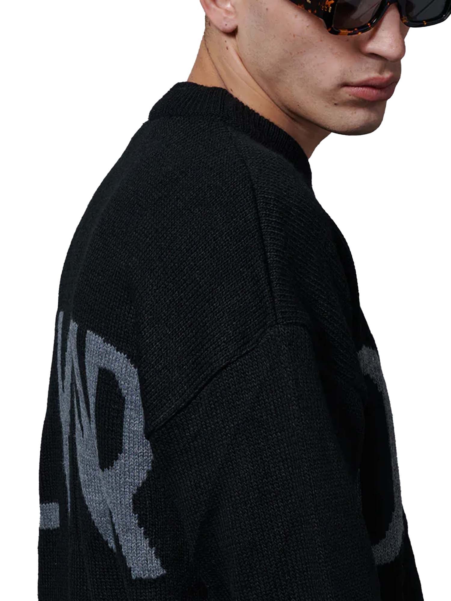 Dolly Noire Logo Sweater Nero