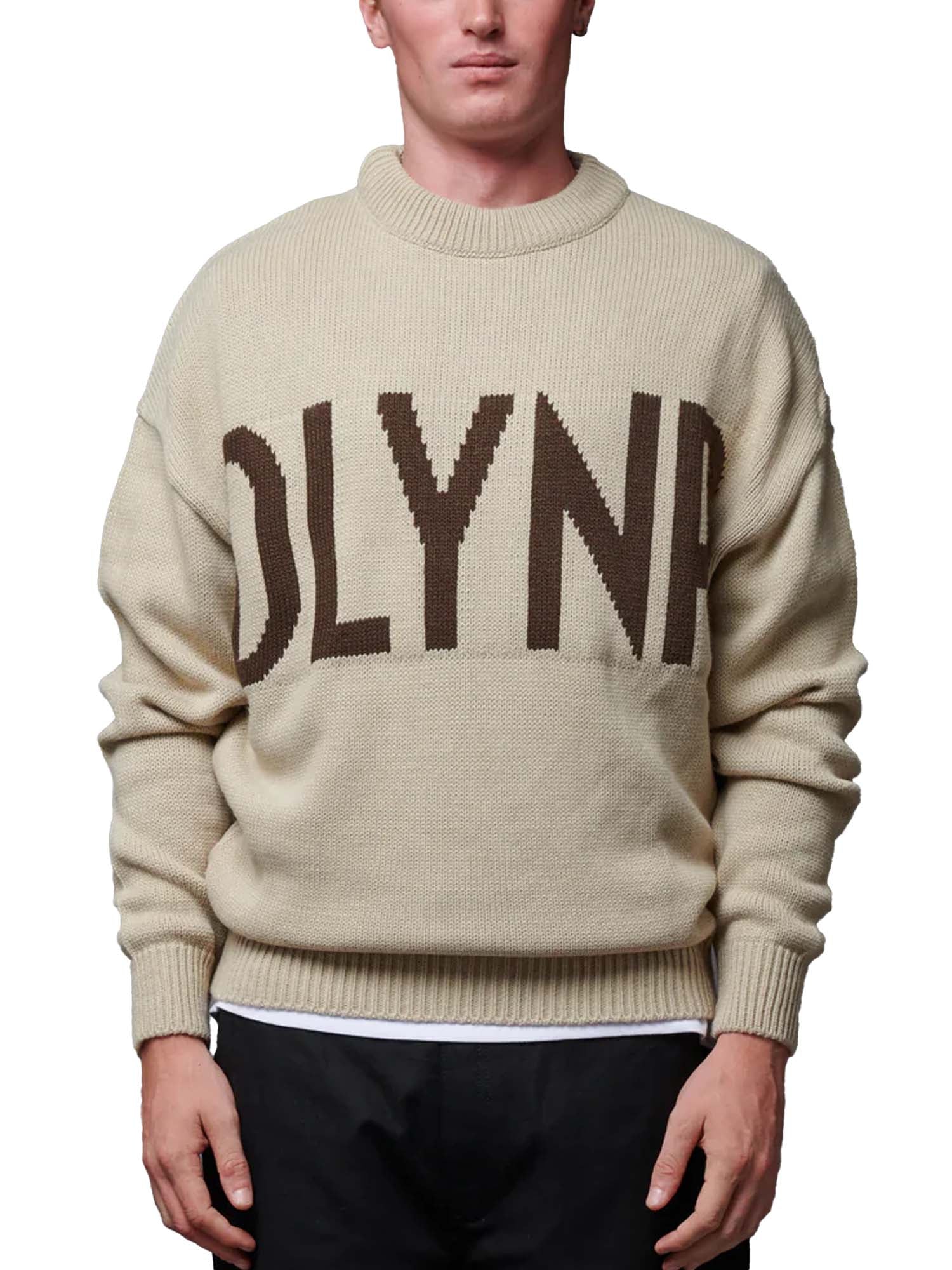 Dolly Noire Logo Sweater Beige