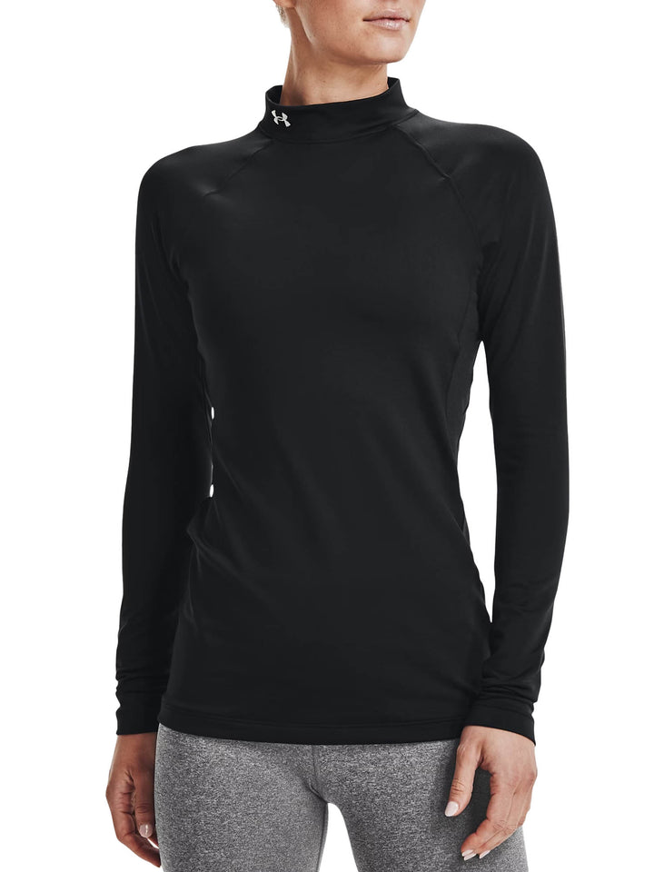 Under Armour Lupetto ColdGear® Authentics Mock Neck Nero