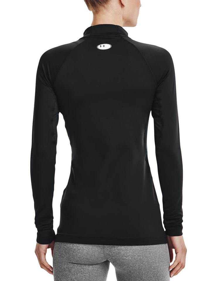 Under Armour Lupetto ColdGear® Authentics Mock Neck Nero