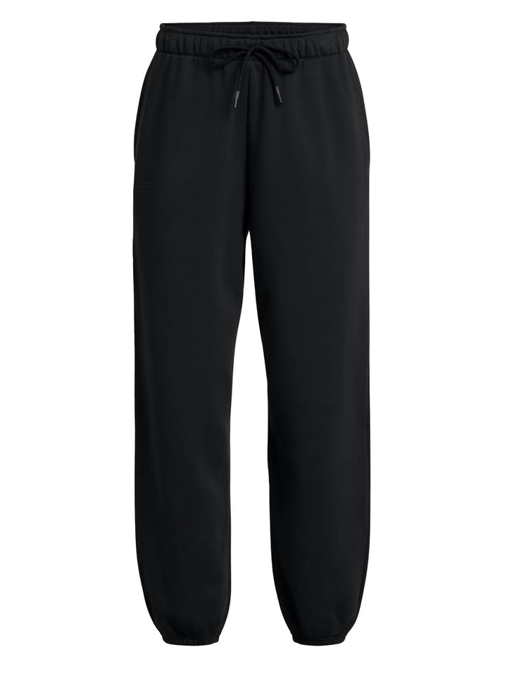 Under Armour Pantaloni UA Icon Fleece Oversized Wordmark Nero