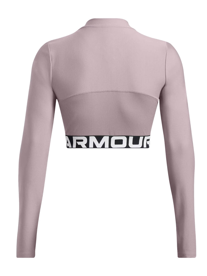 Under Armour Maglia a maniche lunghe HeatGear® Rib ¼ Zip Grigio