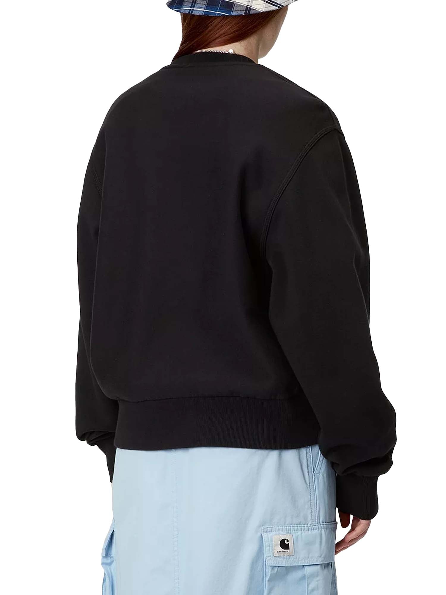 Carhartt Wip W' American Script Sweatshirt Nero