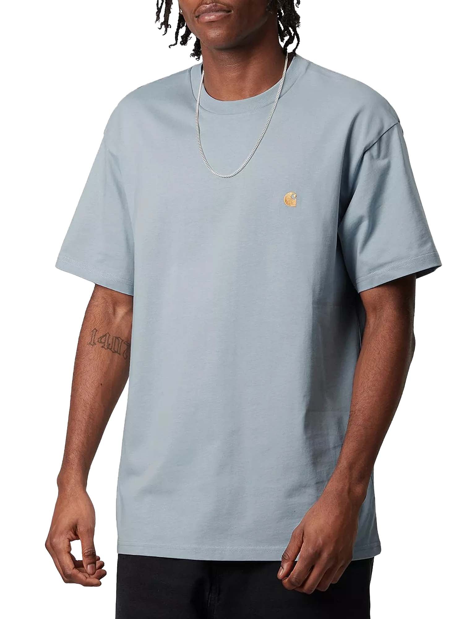 Carhartt Wip S/S Chase T-Shirt Azzurro