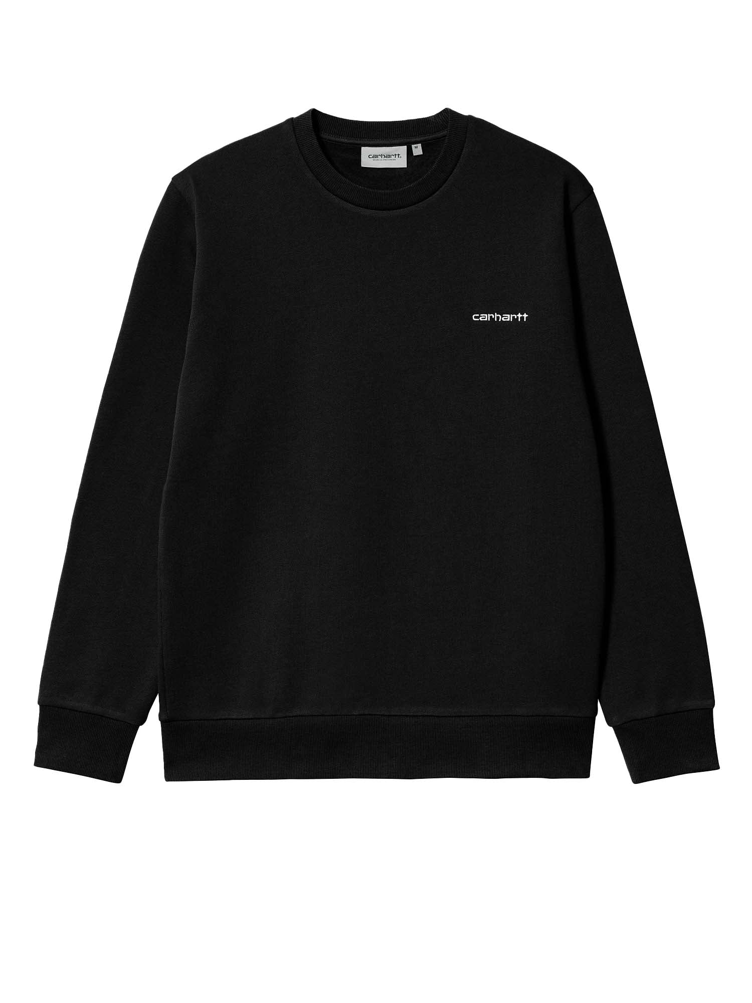 Carhartt Wip Script Embroidery Sweatshirt Nero