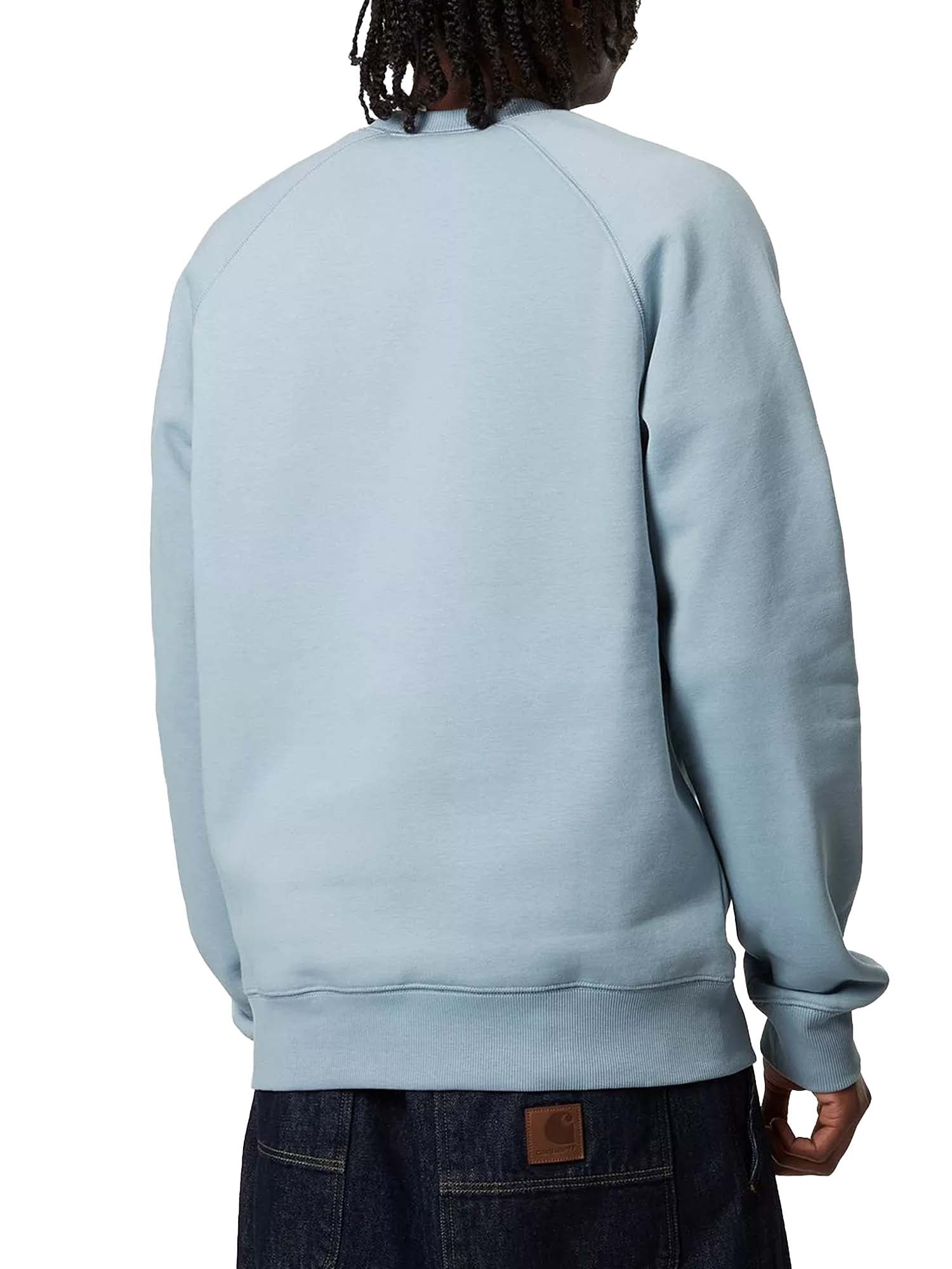 Carhartt Wip Chase Sweatshirt Azzurro