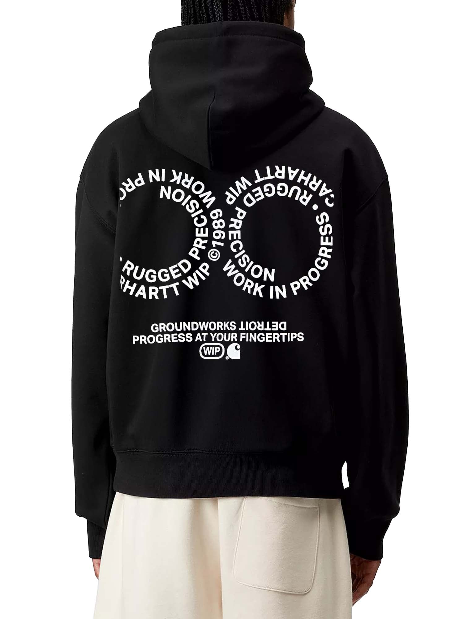 Carhartt Wip Hooded Rotation Sweatshirt Nero