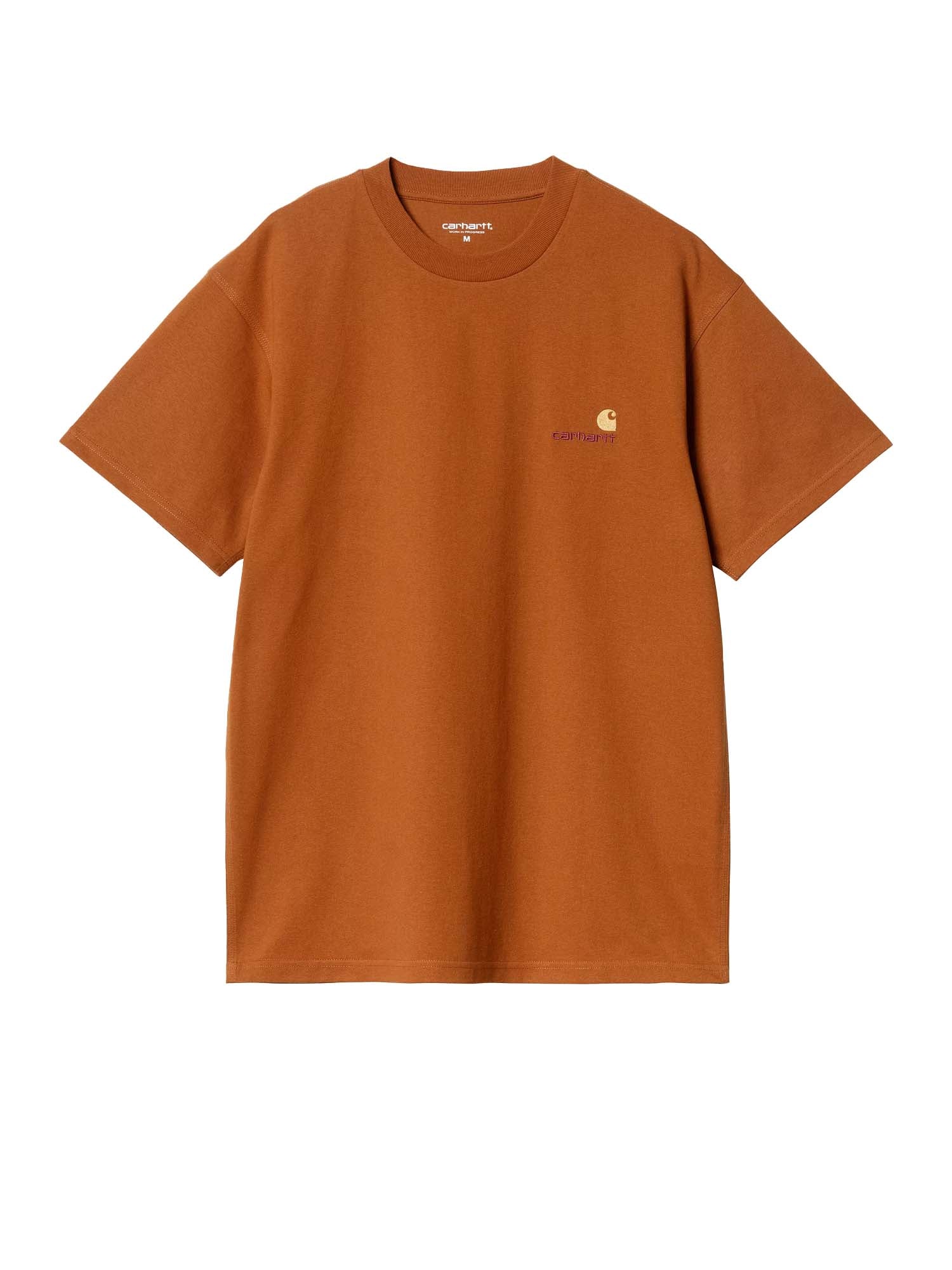 Carhartt Wip S/S American Script T-Shirt Arancione