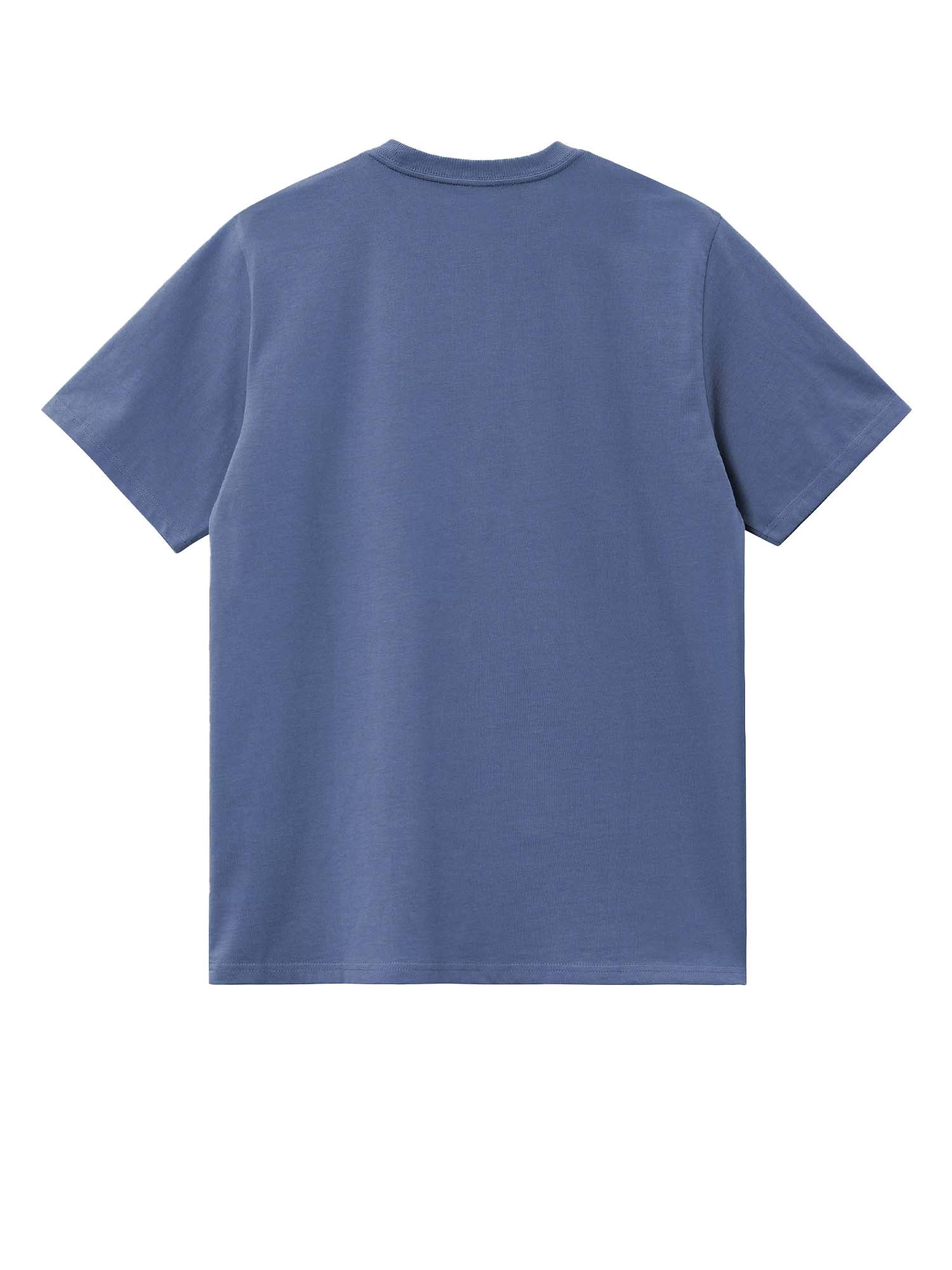 Carhartt Wip S/S American Script T-Shirt Blu