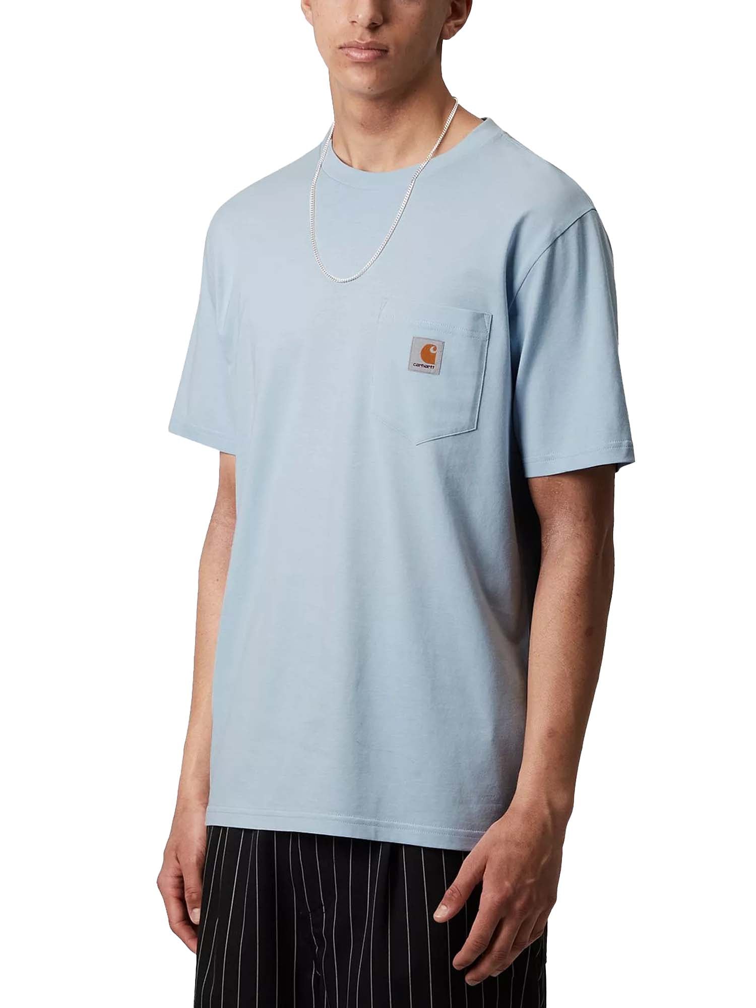 Carhartt Wip S/S Pocket T-Shirt Azzurro
