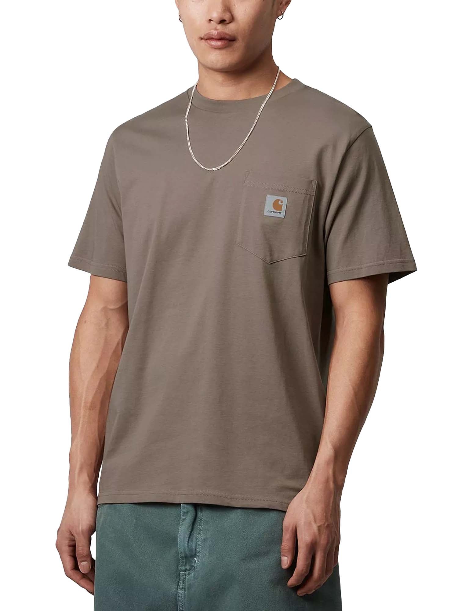 Carhartt Wip S/S Pocket T-Shirt Marrone