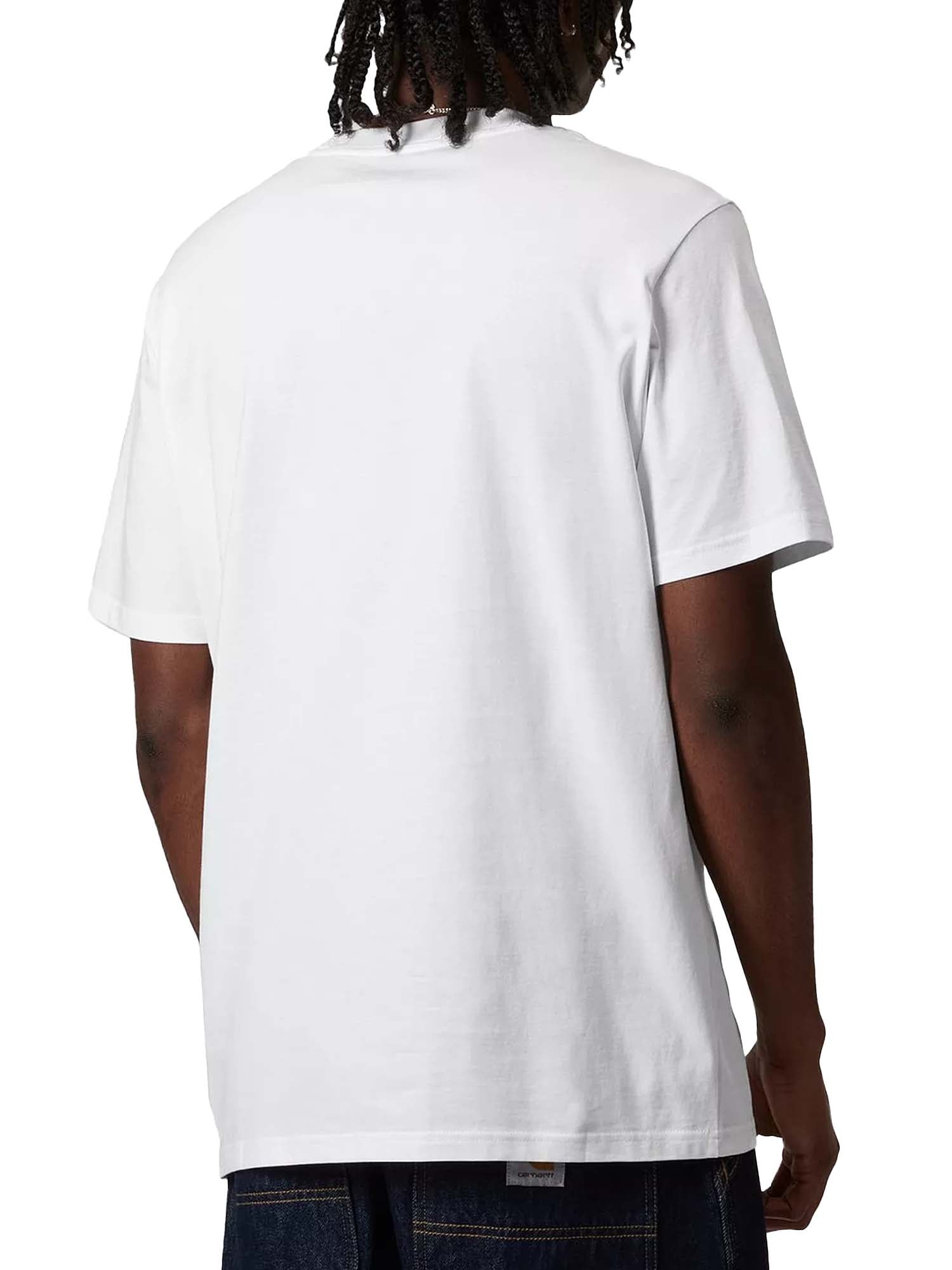 Carhartt Wip S/S Script T-Shirt Bianco