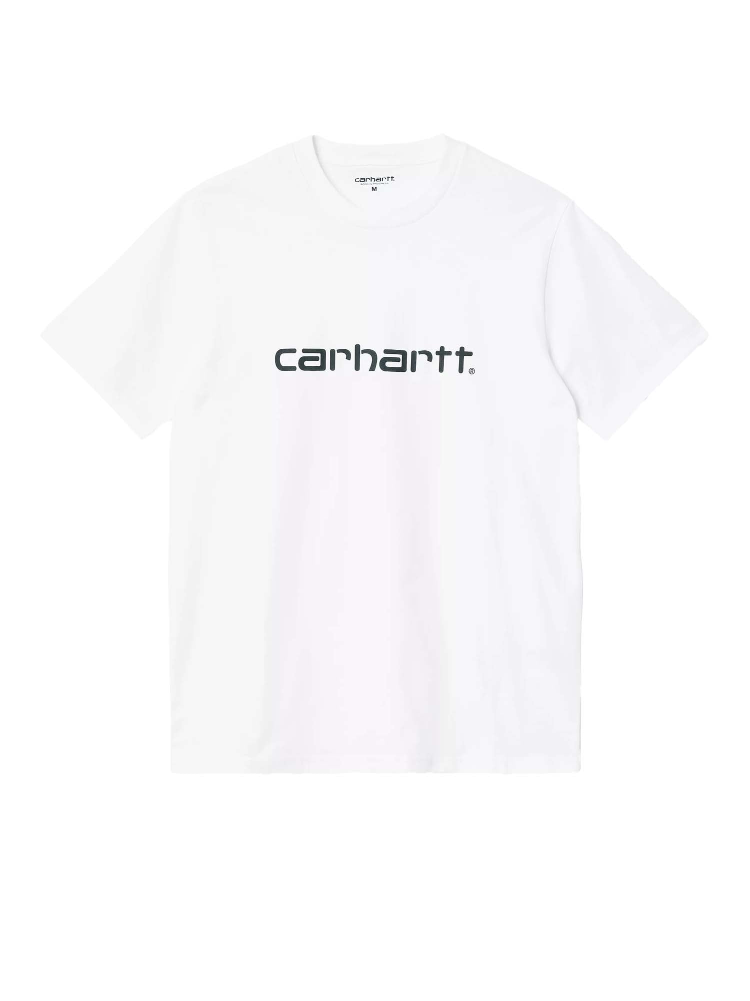 Carhartt Wip S/S Script T-Shirt Bianco