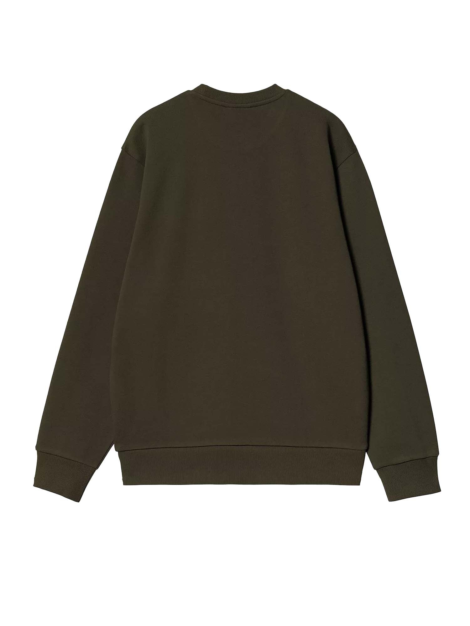 Carhartt Wip Script Embroidery Sweatshirt Verde