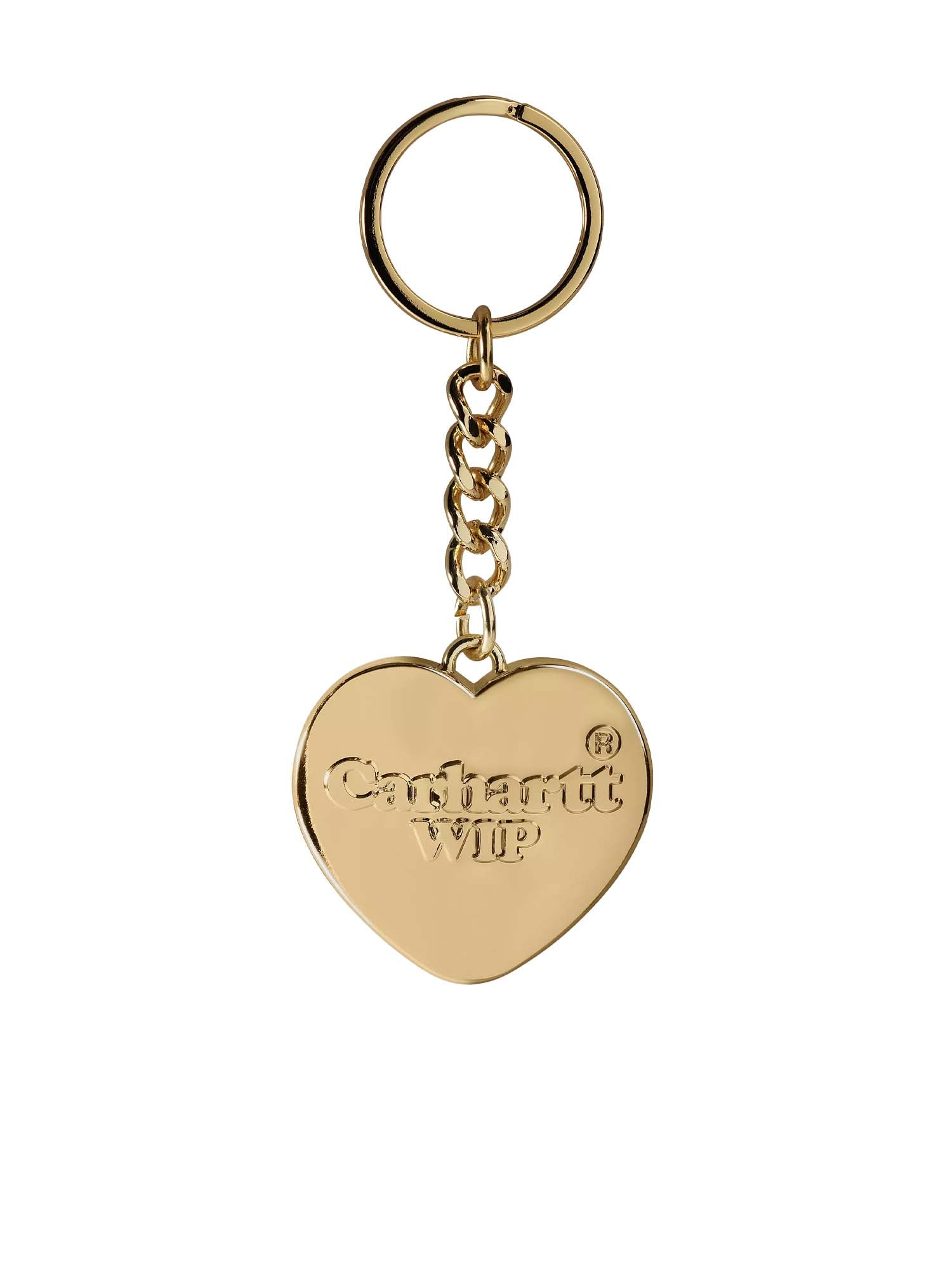 Carhartt Wip Heart Keychain Oro