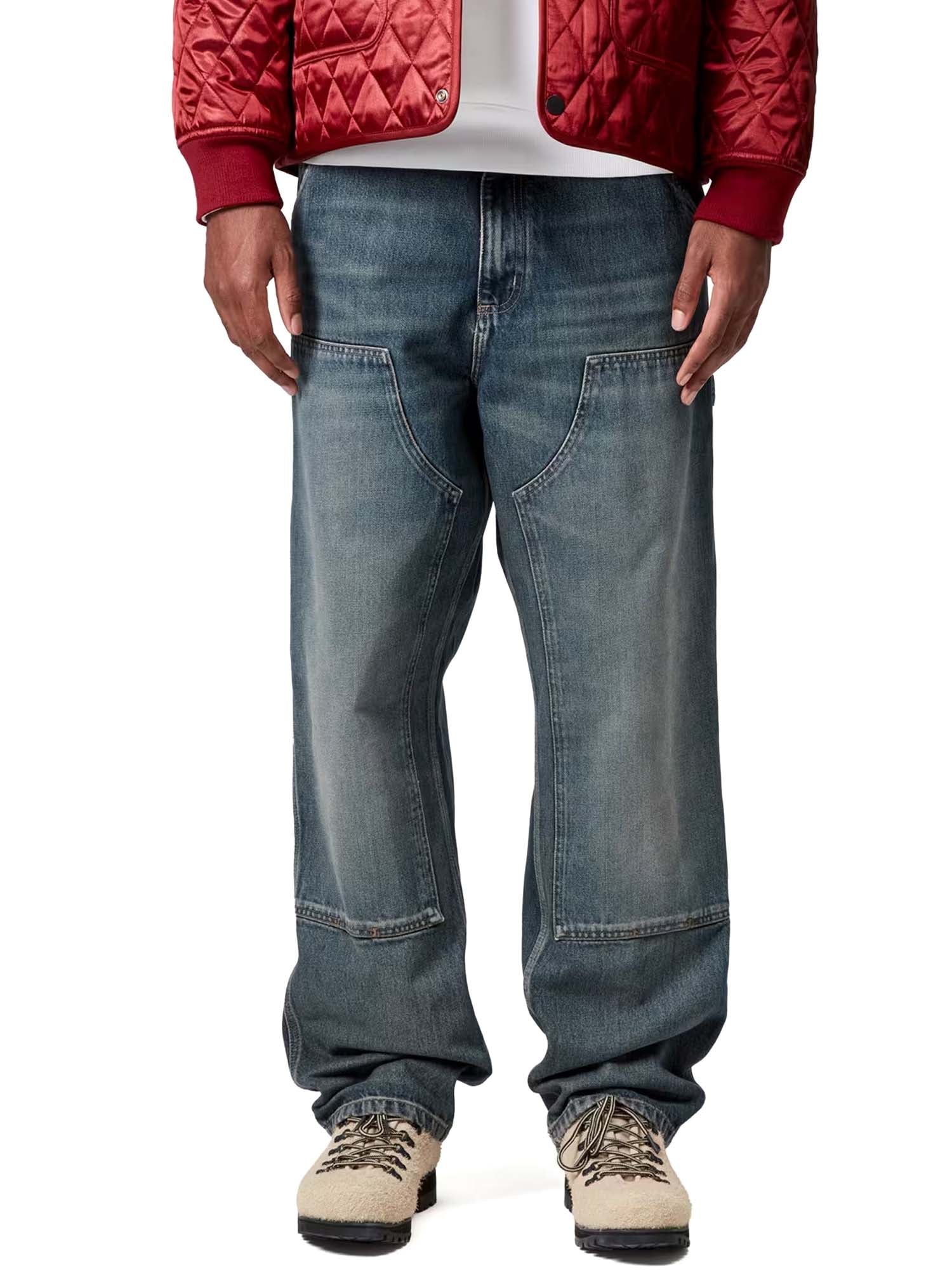 Carhartt Wip Double Knee Pant Blu