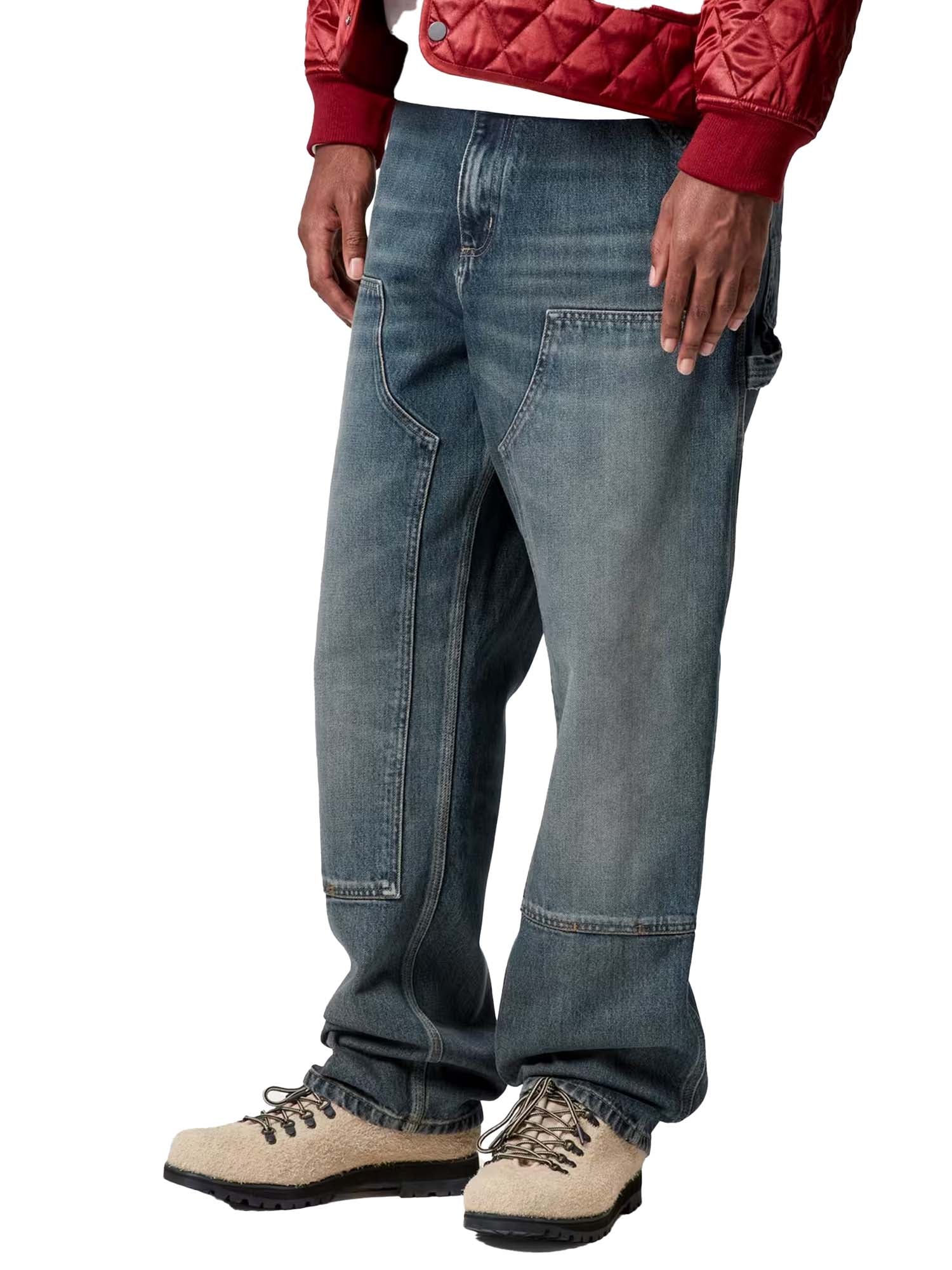 Carhartt Wip Double Knee Pant Blu