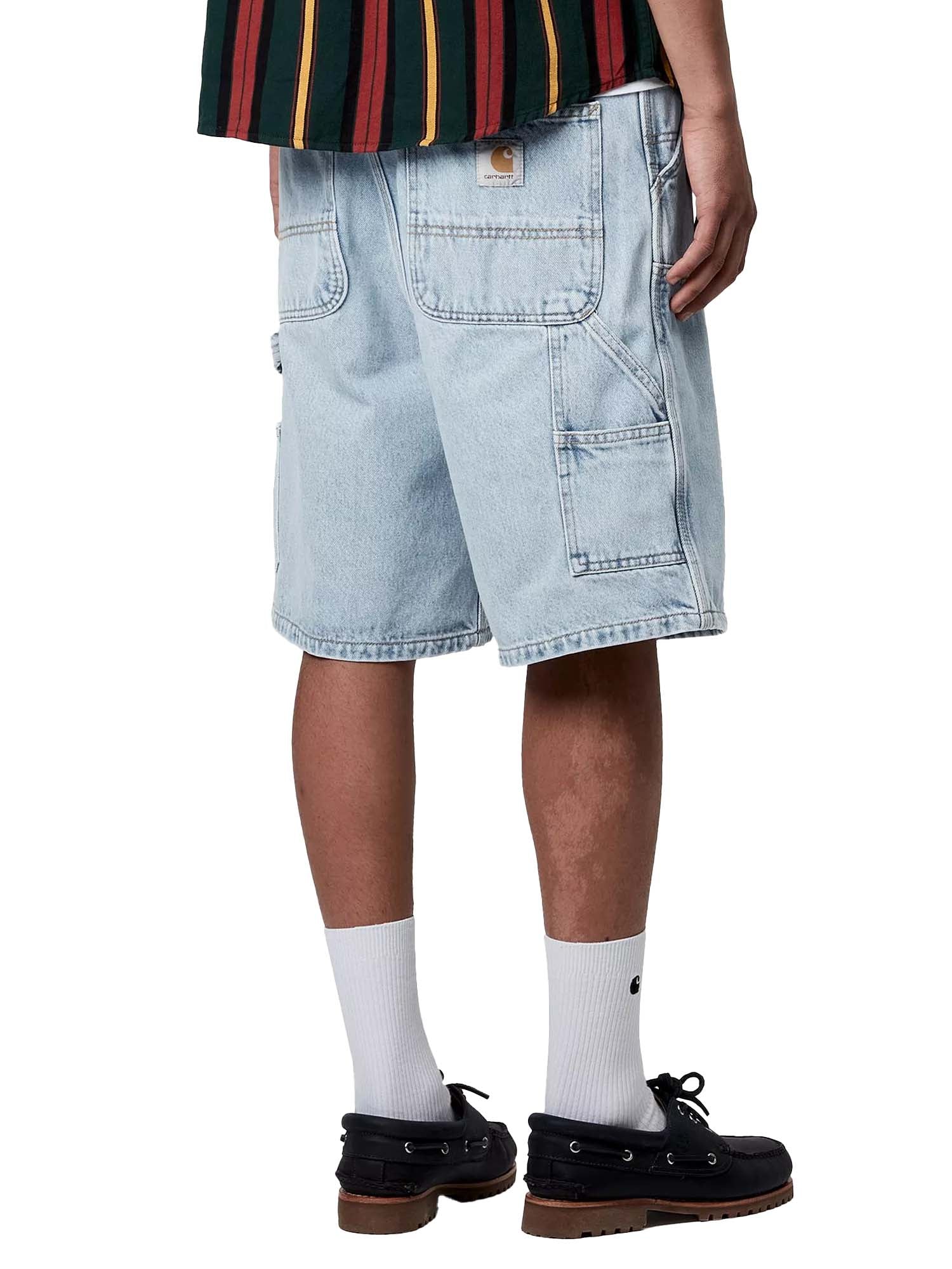 Carhartt Wip Double Knee Short Azzurro