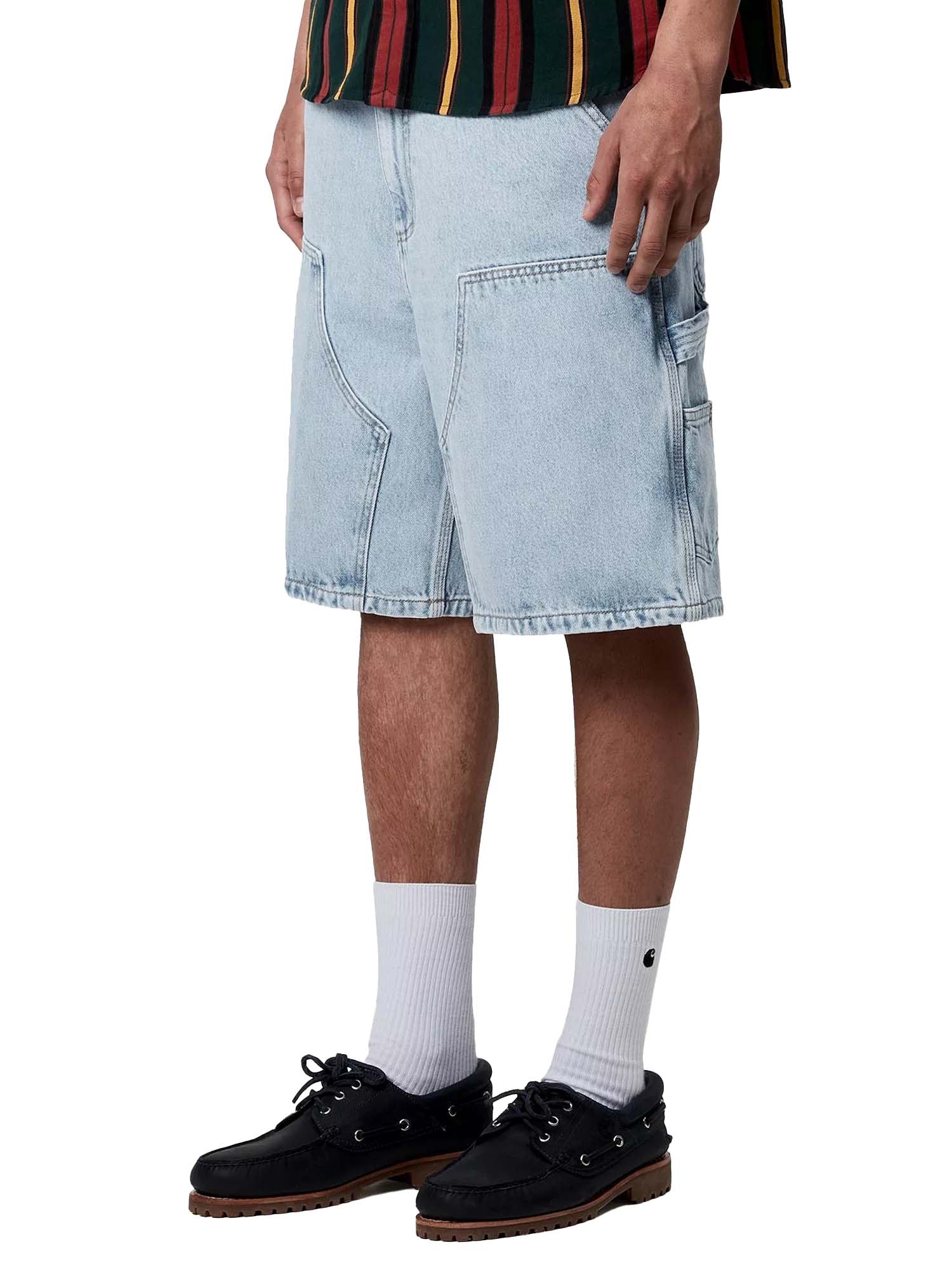 Carhartt Wip Double Knee Short Azzurro