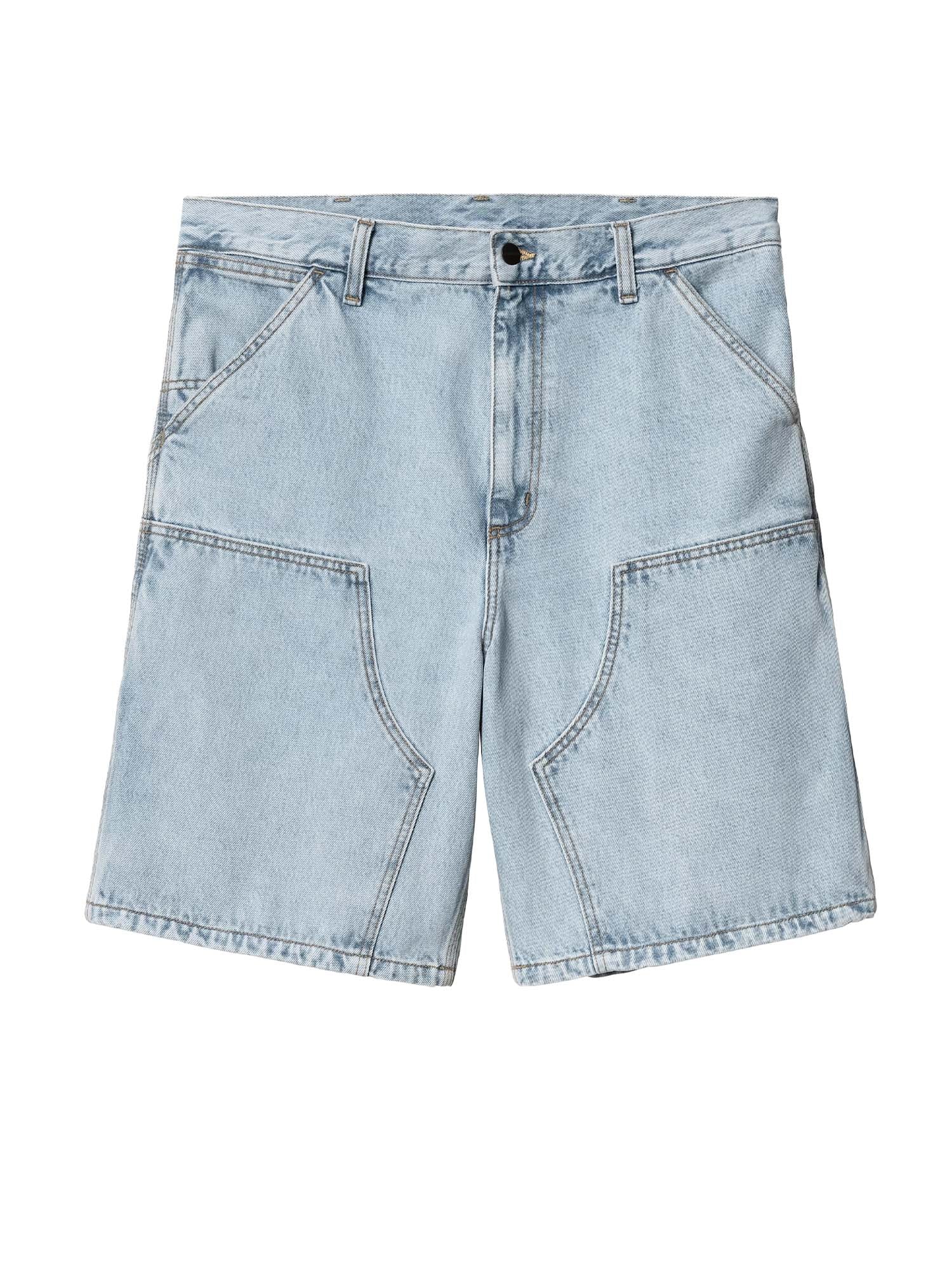 Carhartt Wip Double Knee Short Azzurro