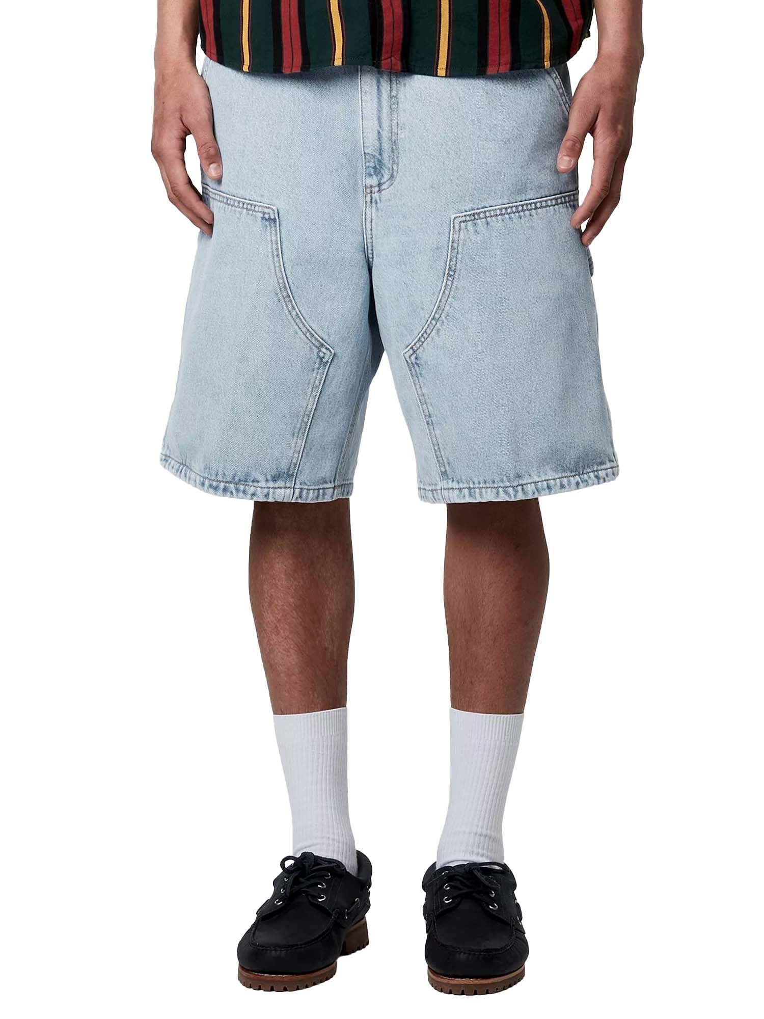 Carhartt Wip Double Knee Short Azzurro