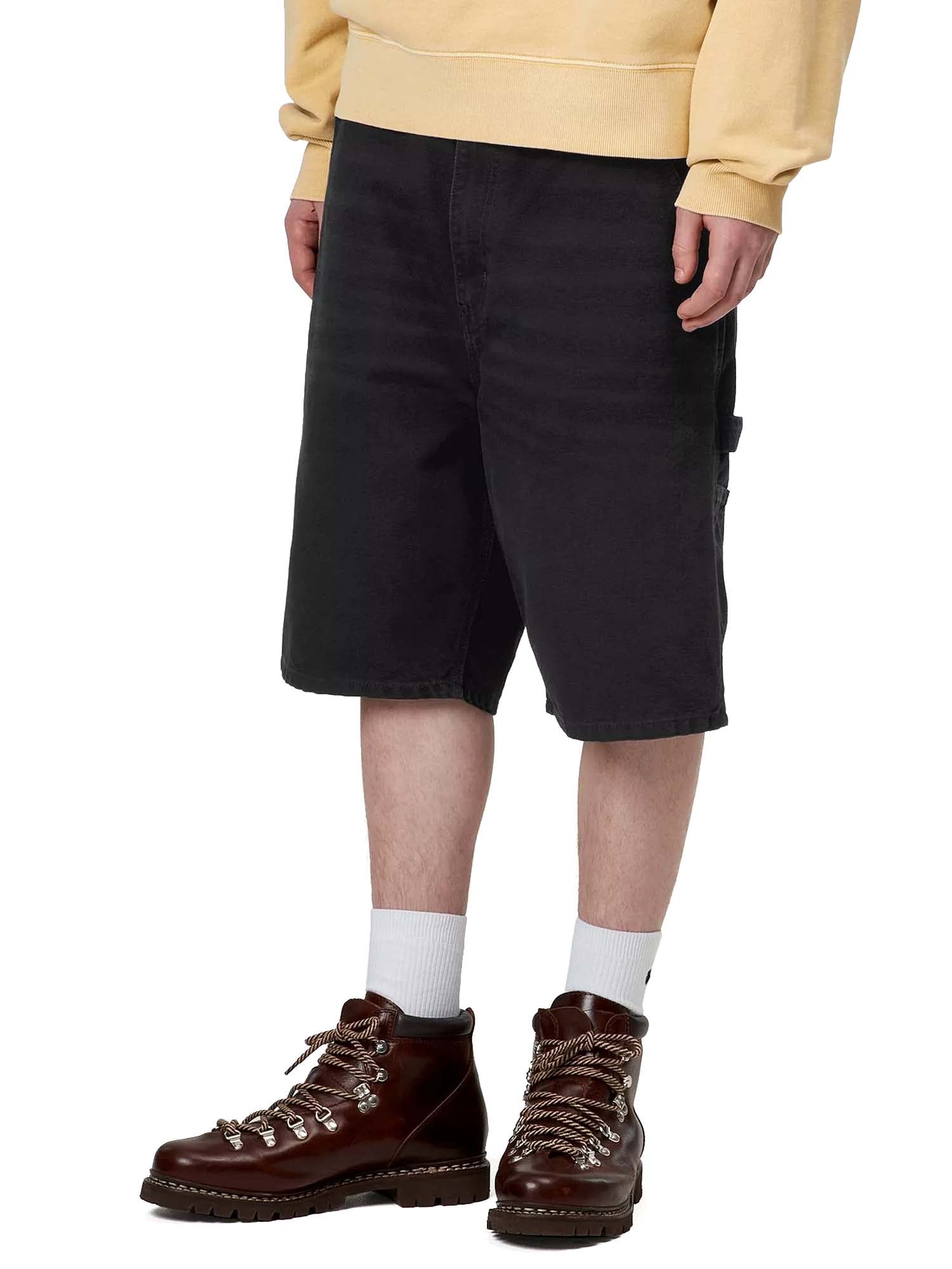 Carhartt Wip Single Knee Short Nero